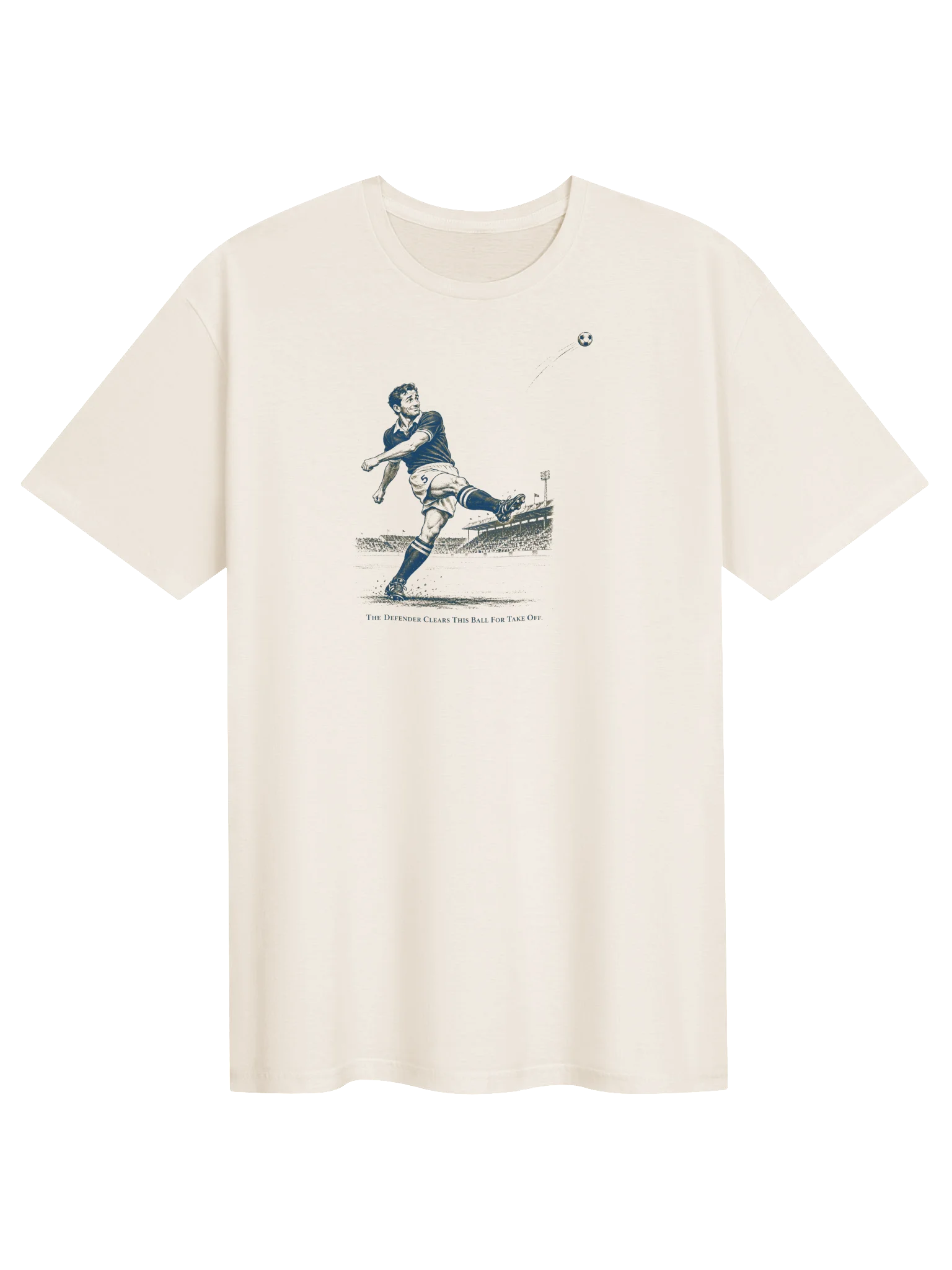 Defender Clears for Takeoff Soccer Tee product image (1)