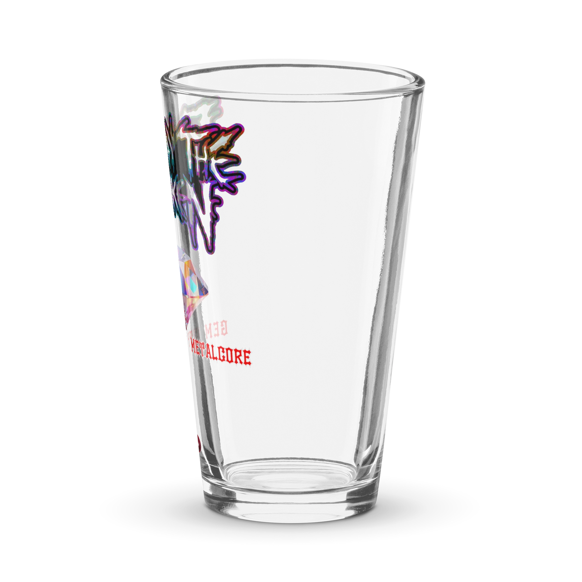 Portray the Broken Gem City Pint Glass product image (4)