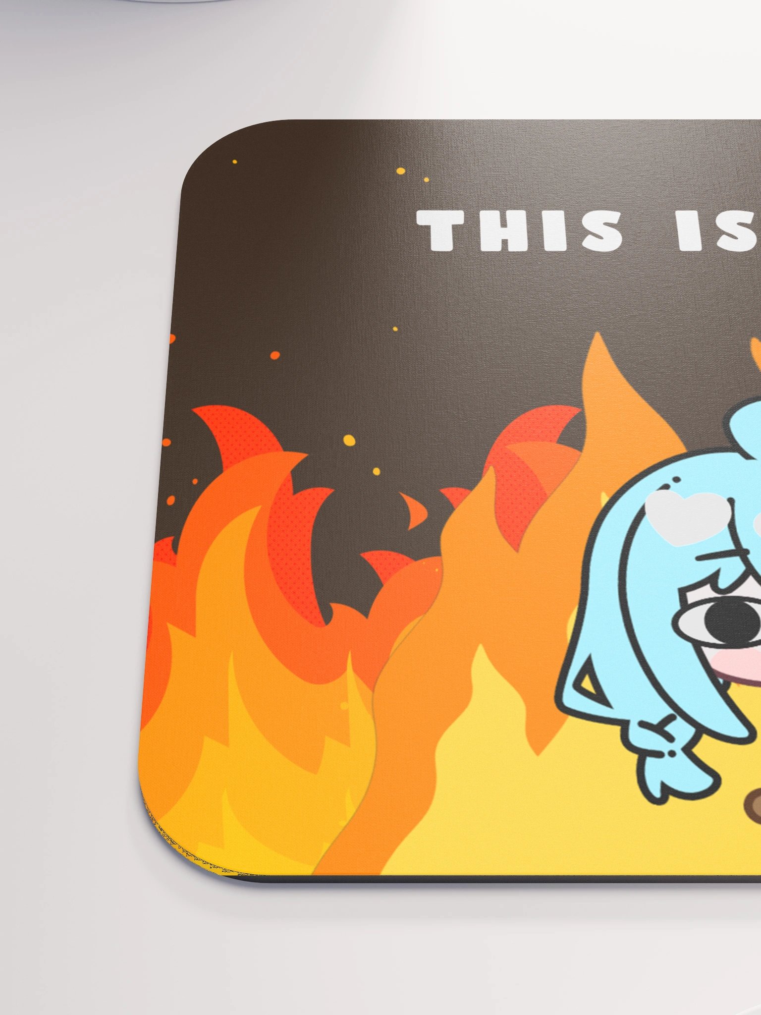 kitsch_ly This is fine. (Mousepad) product image (7)