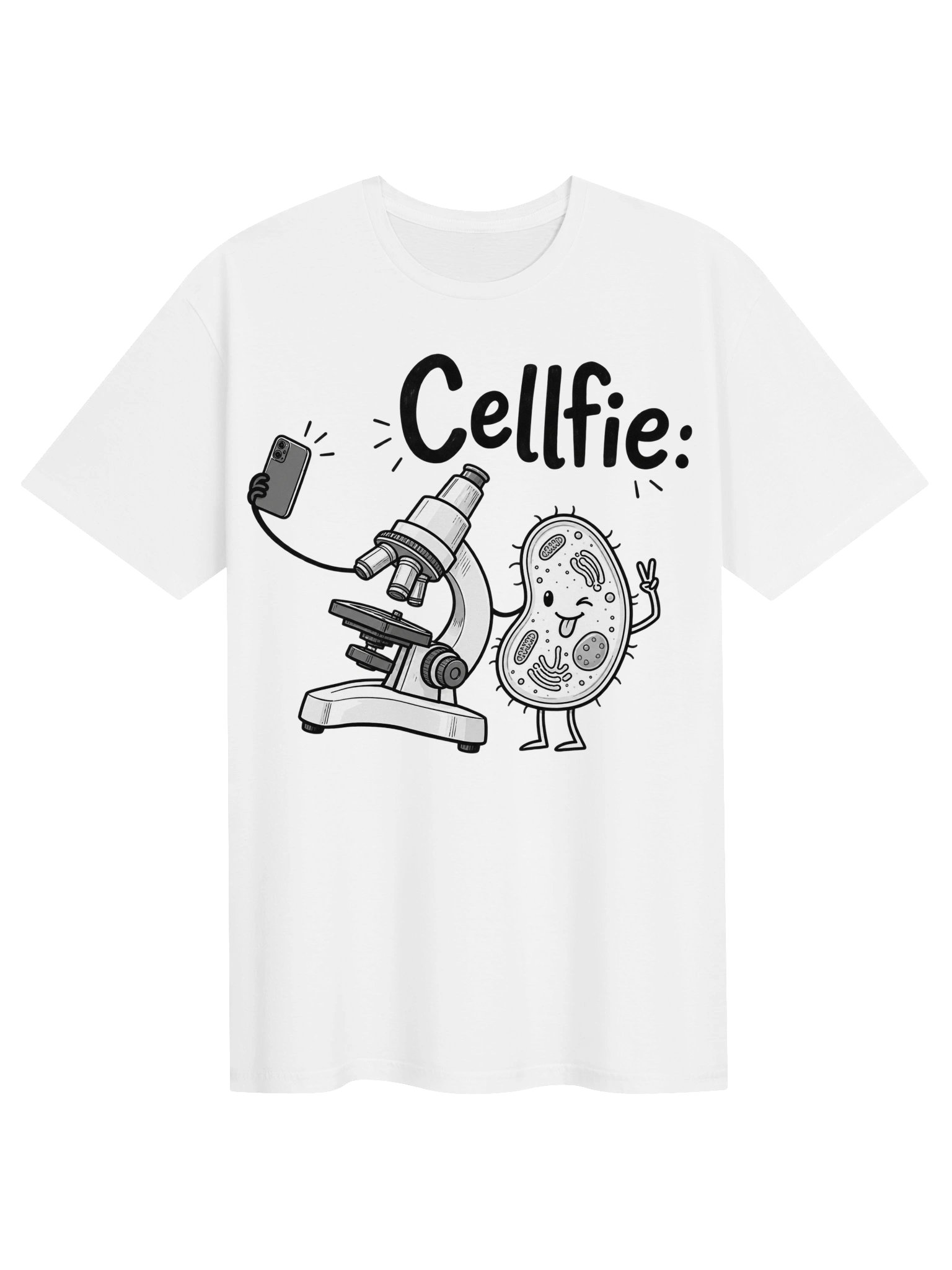 Cellfie – Funny Cell & Microscope Science T-Shirt product image (31)