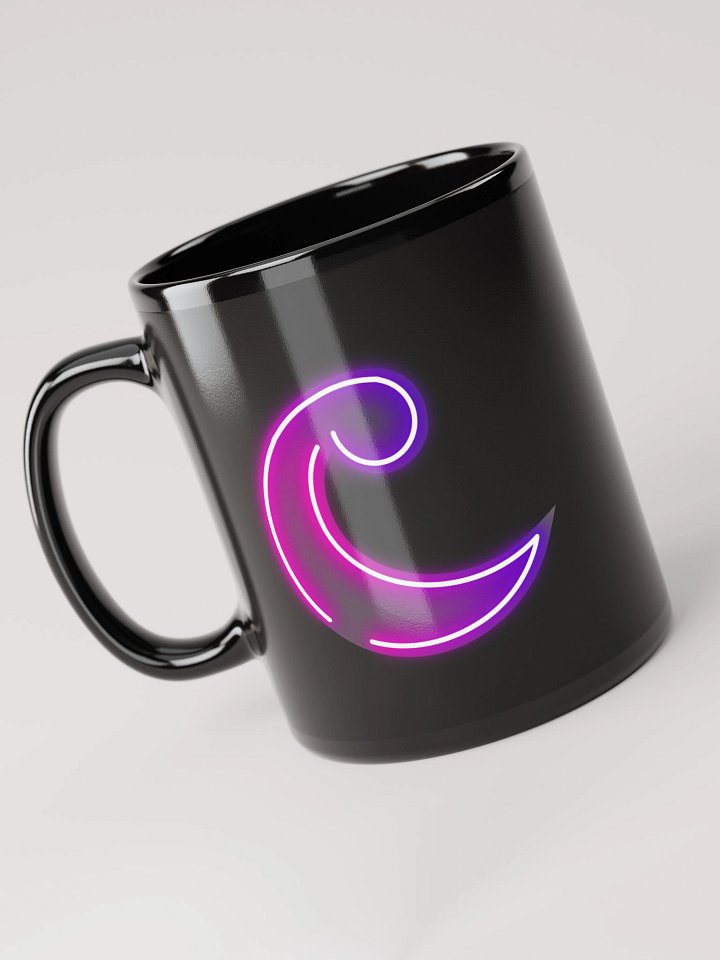 [C] NEON LOGO BLACK MUG product image (1)