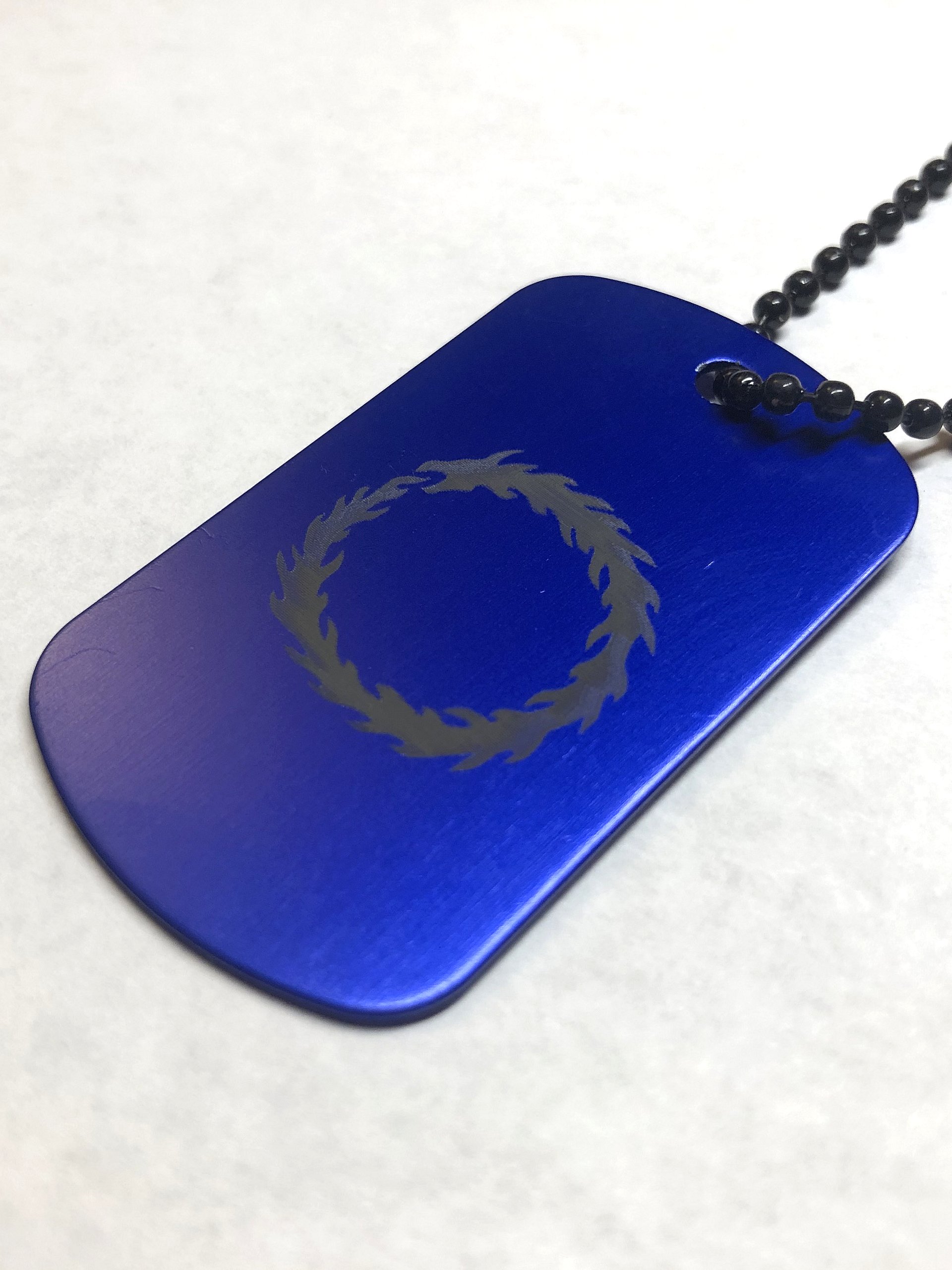 ARCANUM - Engraved Dog Tag Pendant Necklace product image (2)