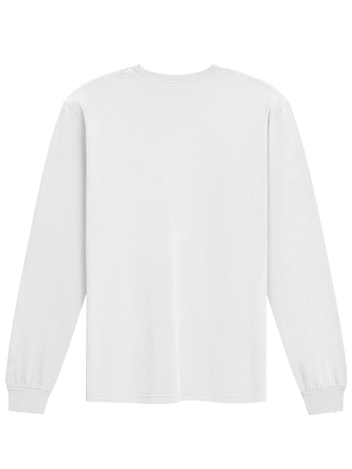 Comfort Colors Unisex Garment-Dyed Long Sleeve Shirt (White) product image (2)