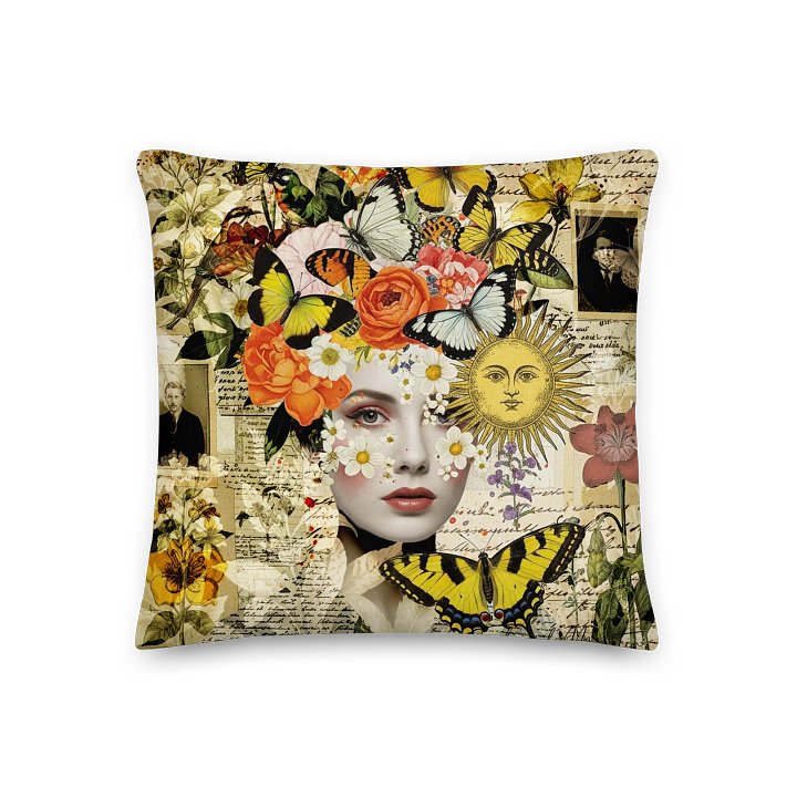 A Brighter Day by Edward Martin-Linen Feel All-Over Print Pillow product image (1)