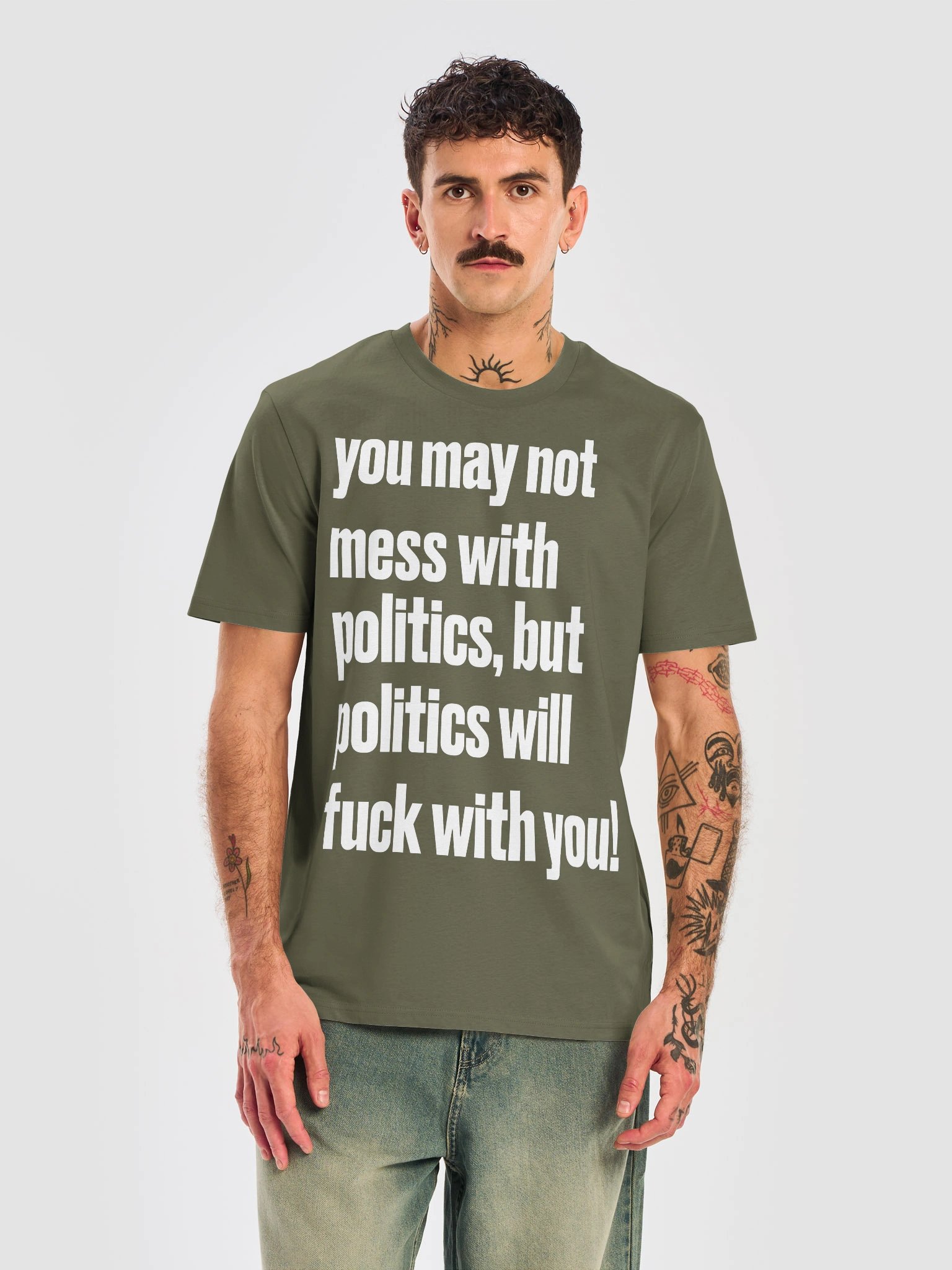 Mess With Politics - BB x SS Tee product image (11)