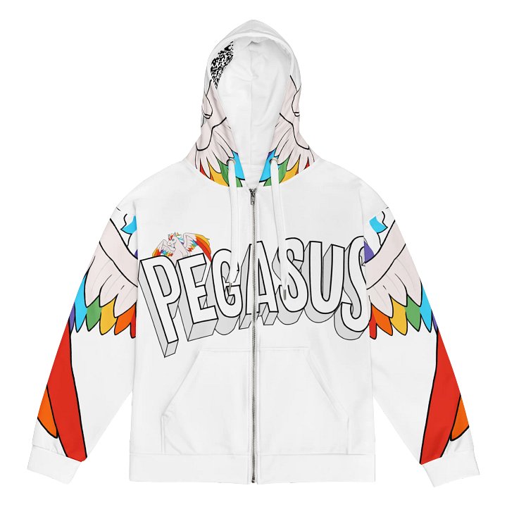 Rainbow Pegasus All-Over Hoodie product image (1)
