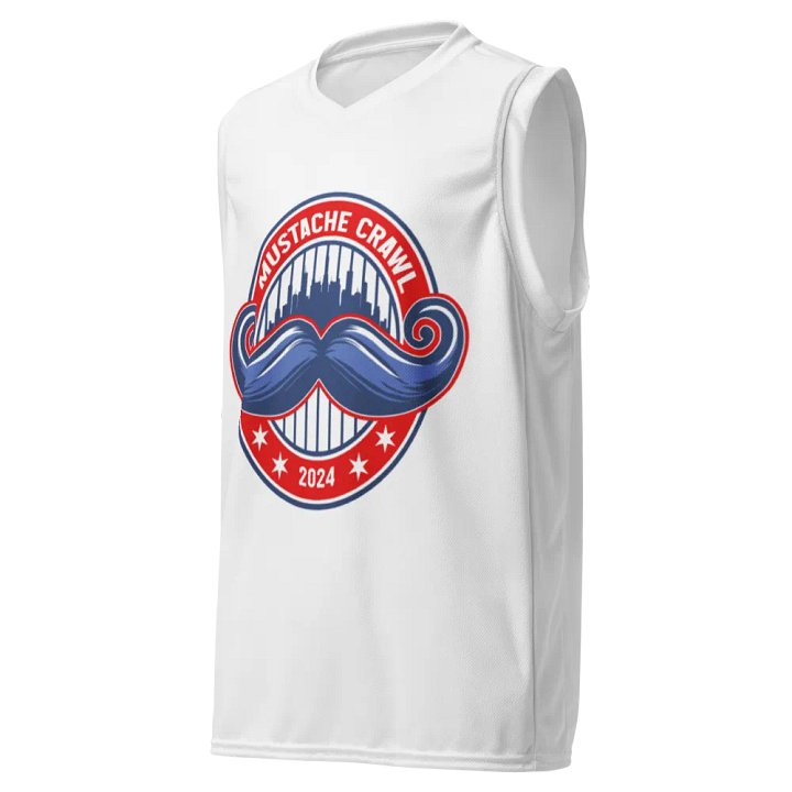 2024 Mustache Crawl Basketball Jersey product image (1)