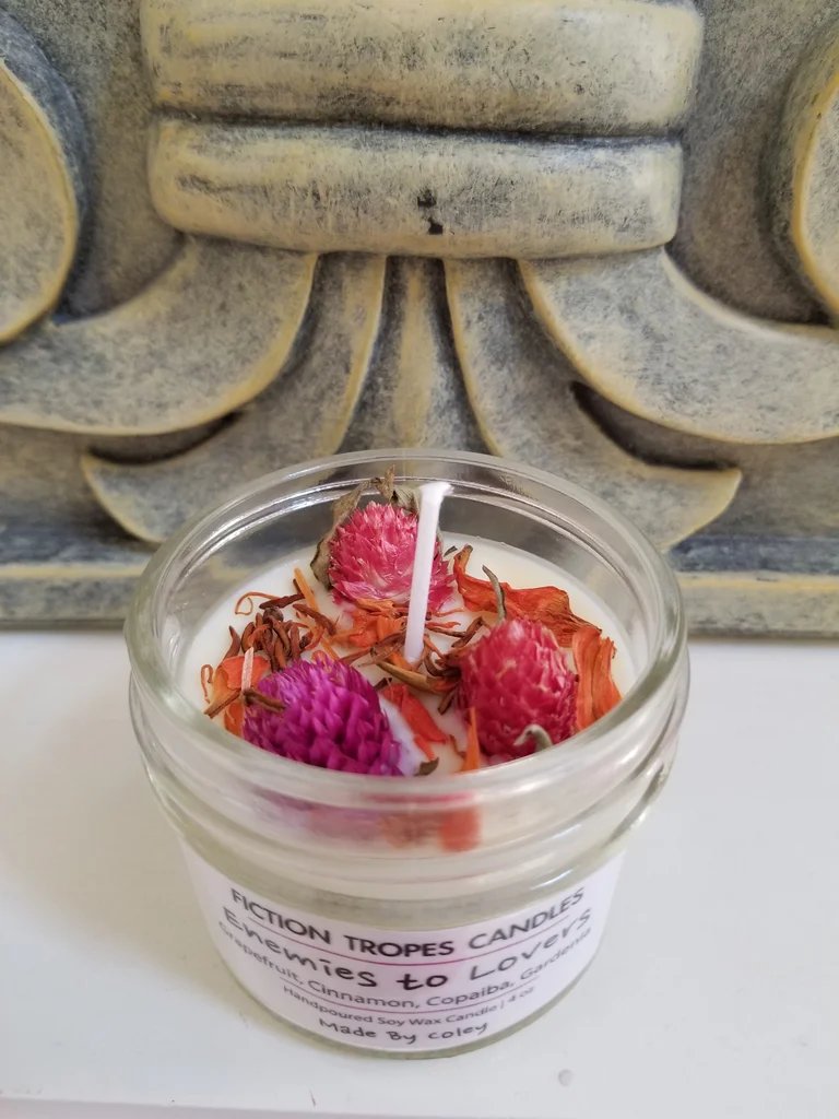 Mini Enemies to Lovers Candle (Fiction Tropes Candles) product image (2)