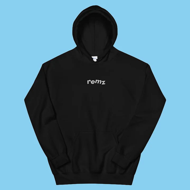 White Embroidered Hoodie product image (1)