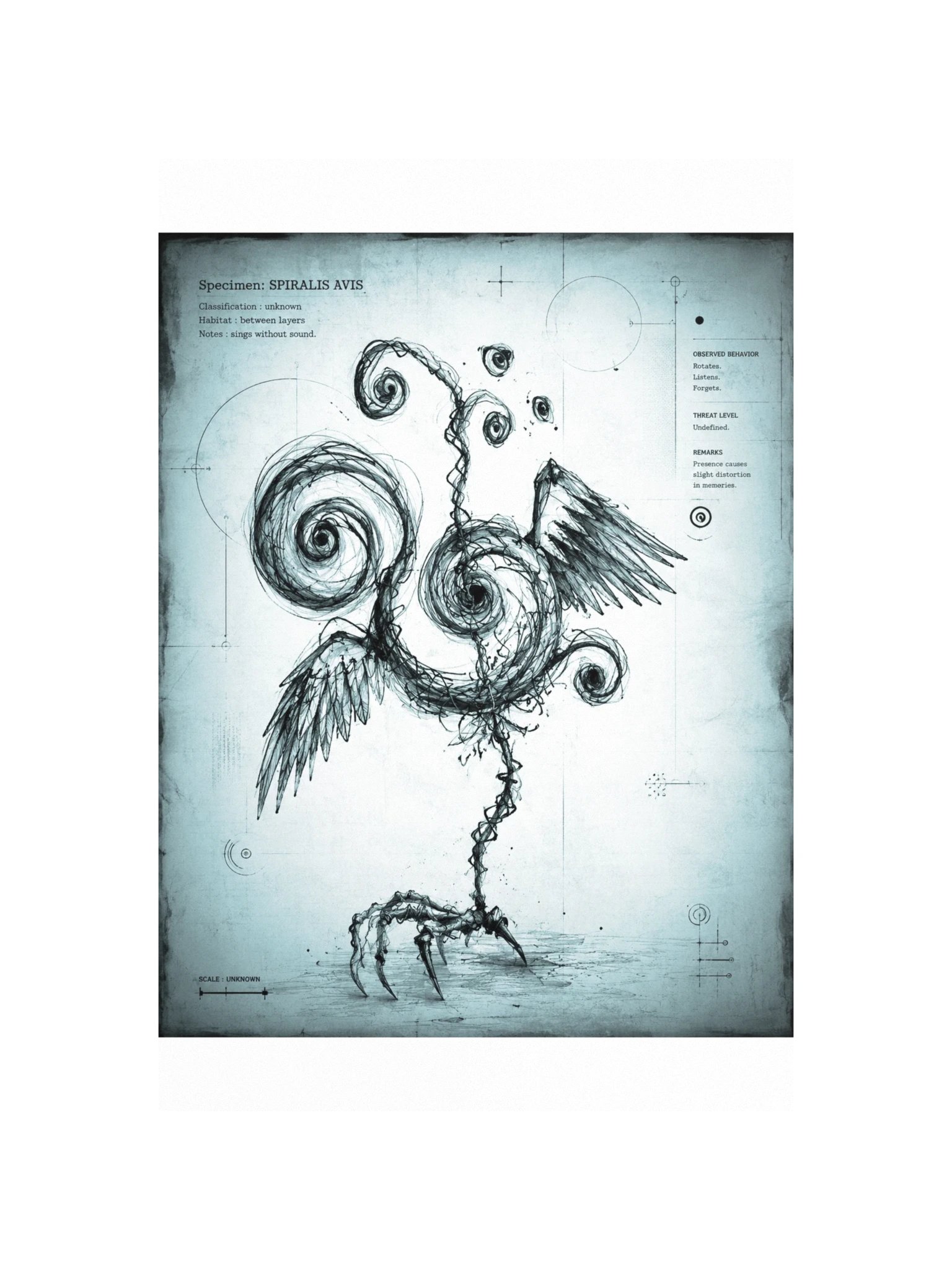 SPIRALIS AVIS — Specimen Poster product image (4)