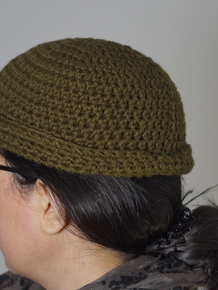 Easy basic beanie crochet pattern product image (1)