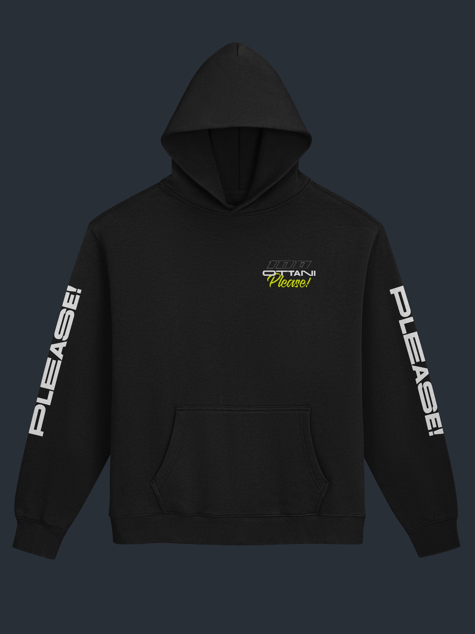 100 Ottani Please!™ Premium Oversized Racing Streetwear Hoodie | Ghostlane Edition product image (3)