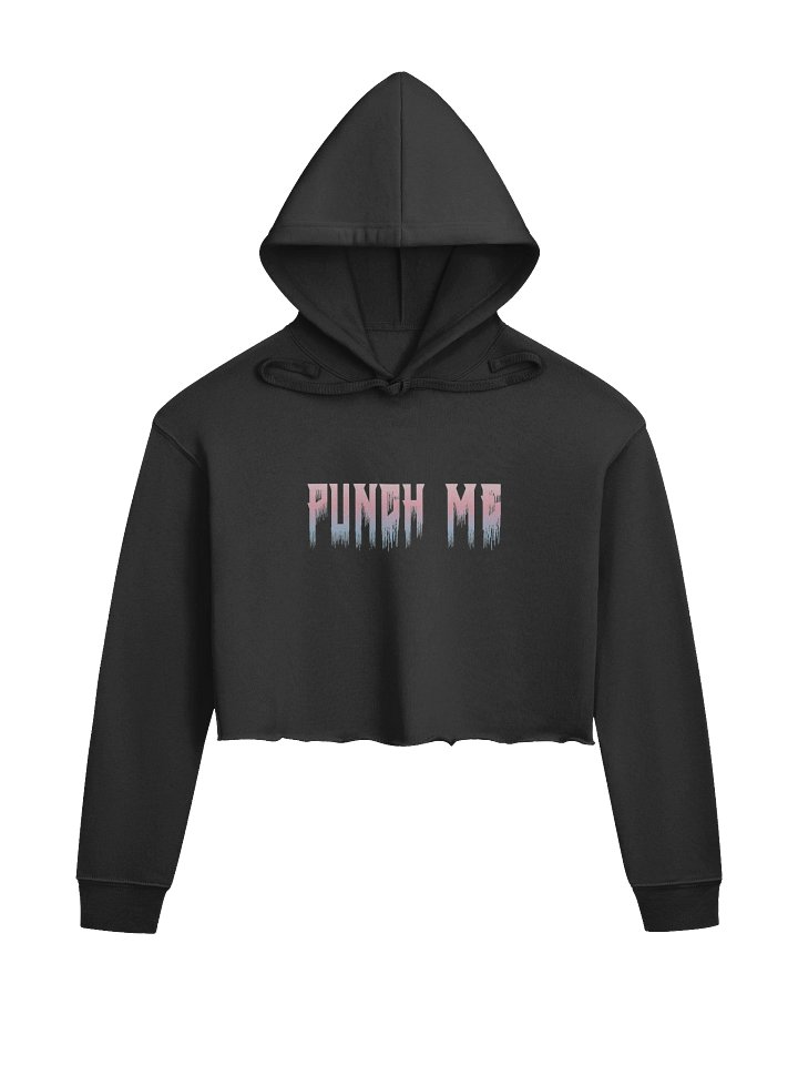 Trans Punch Me Crop Hoodie product image (1)