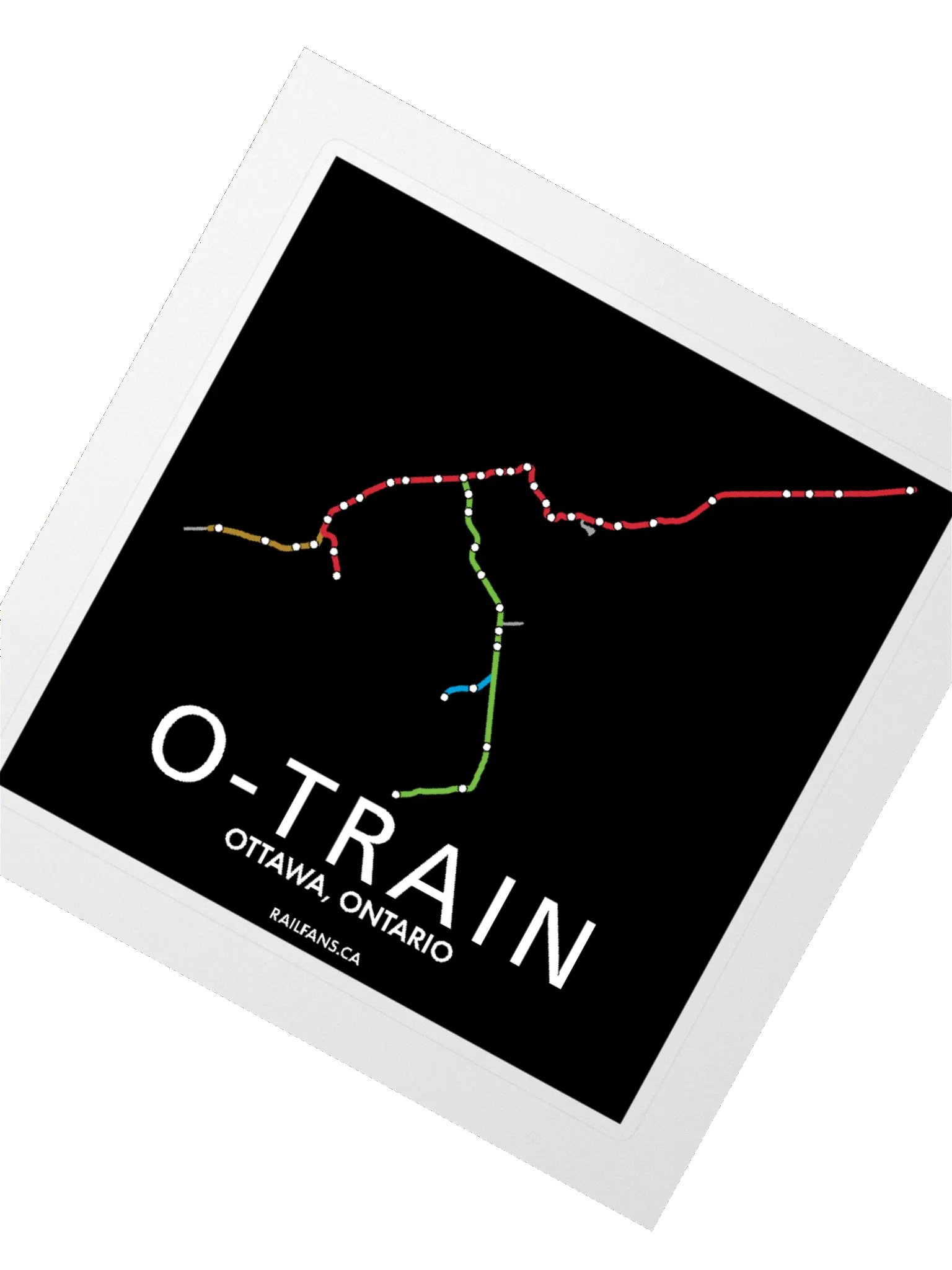 The Rail Fans Canada Transit Sticker - O-Train product image (5)