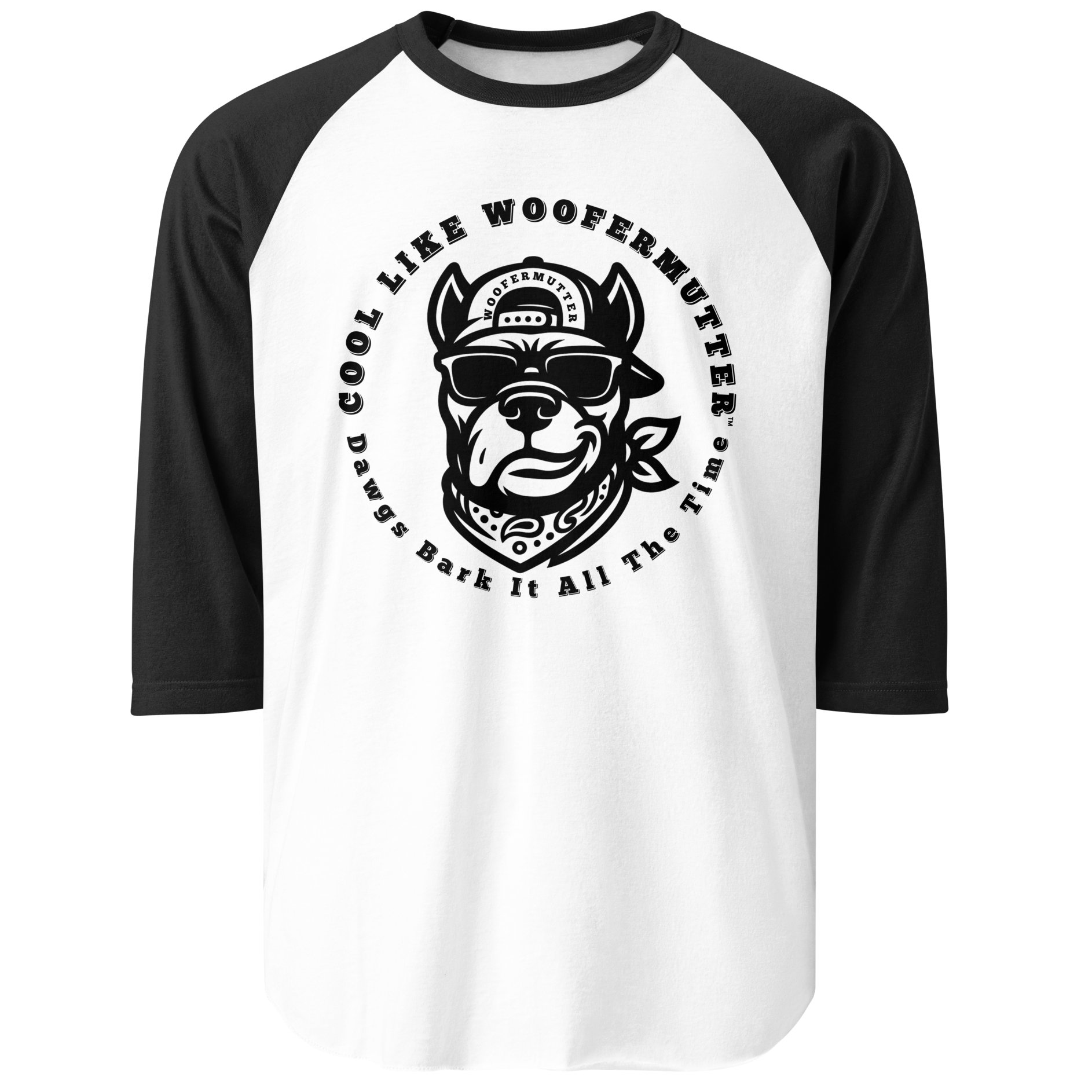 WooferMutter™ Cane Corso 3/4 Sleeve Raglan Shirt product image (1)