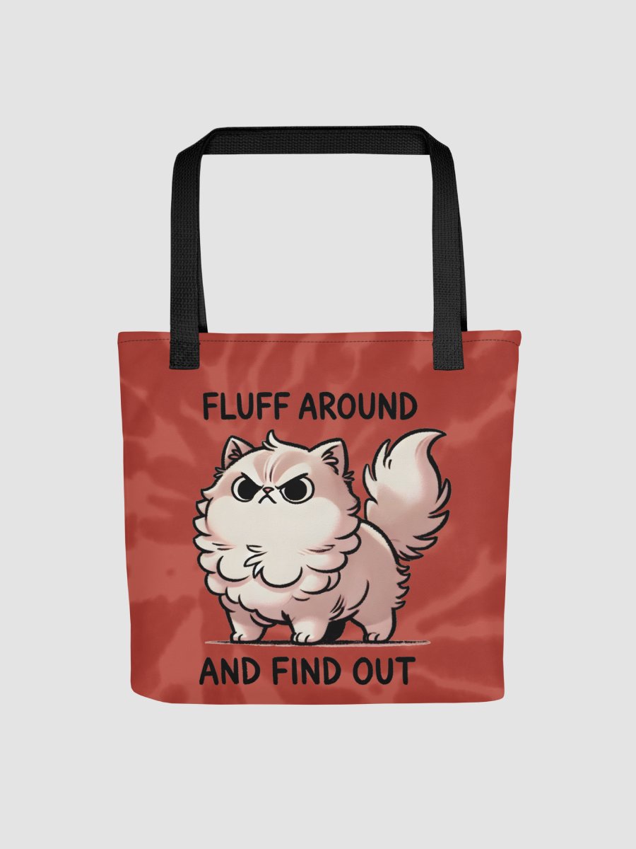 Fluff Around and Find Out Tote Bag - Red product image (1)