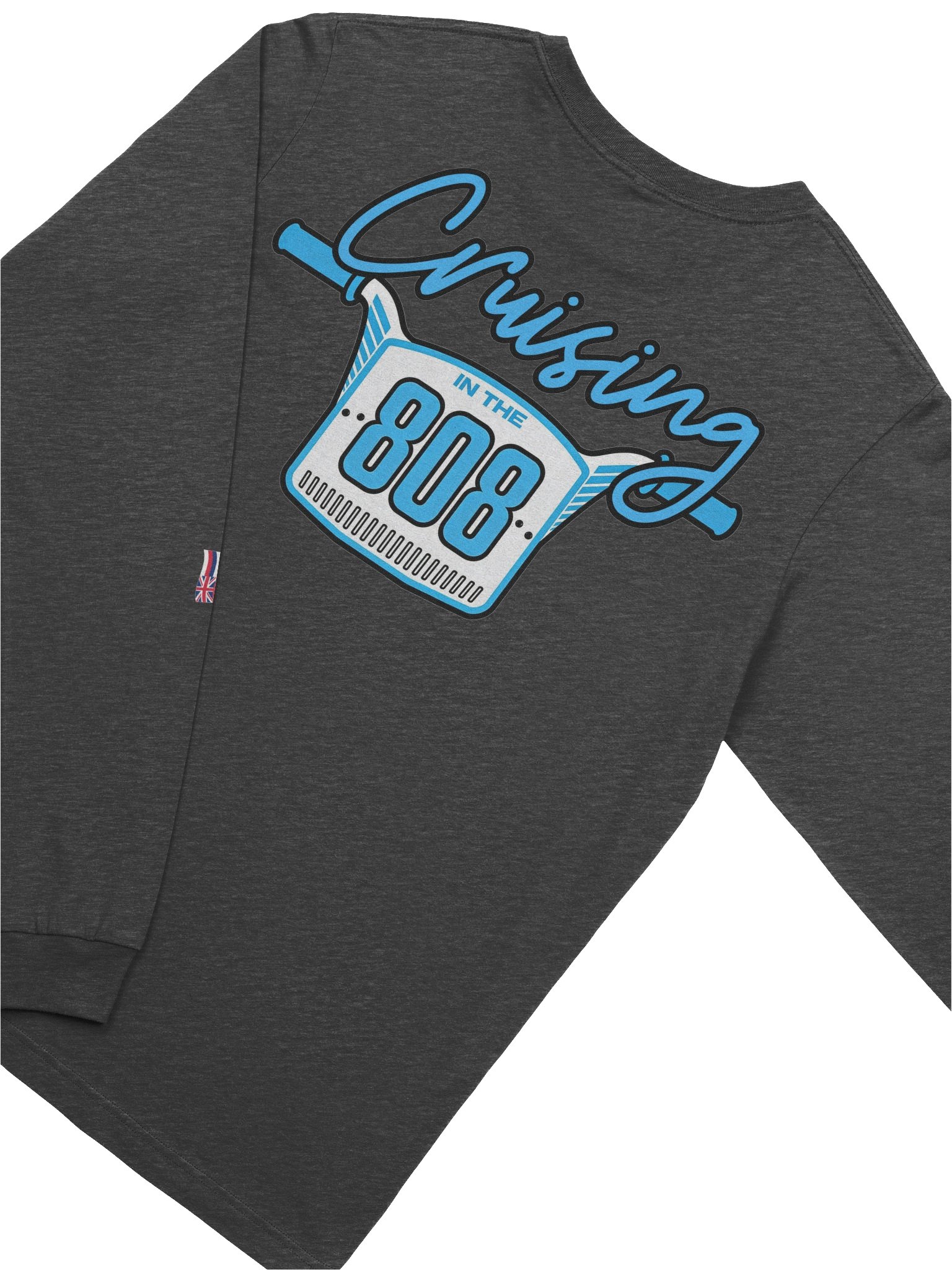 Cruising In the 808 Number Plate Long Sleeve Super Soft T product image (27)