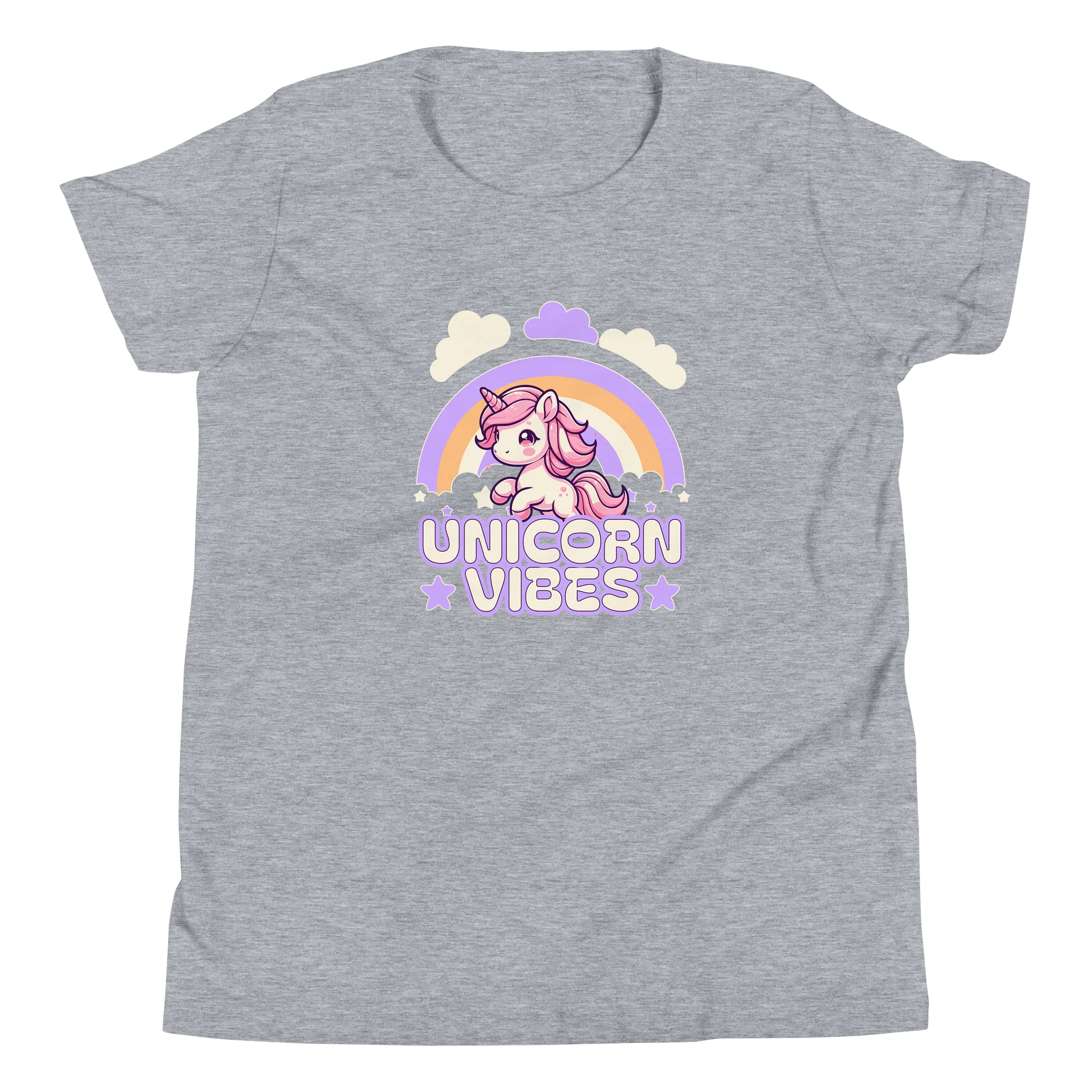 Stylish Unicorn Vibes Youth T-Shirt for Casual Outfits product image (75)