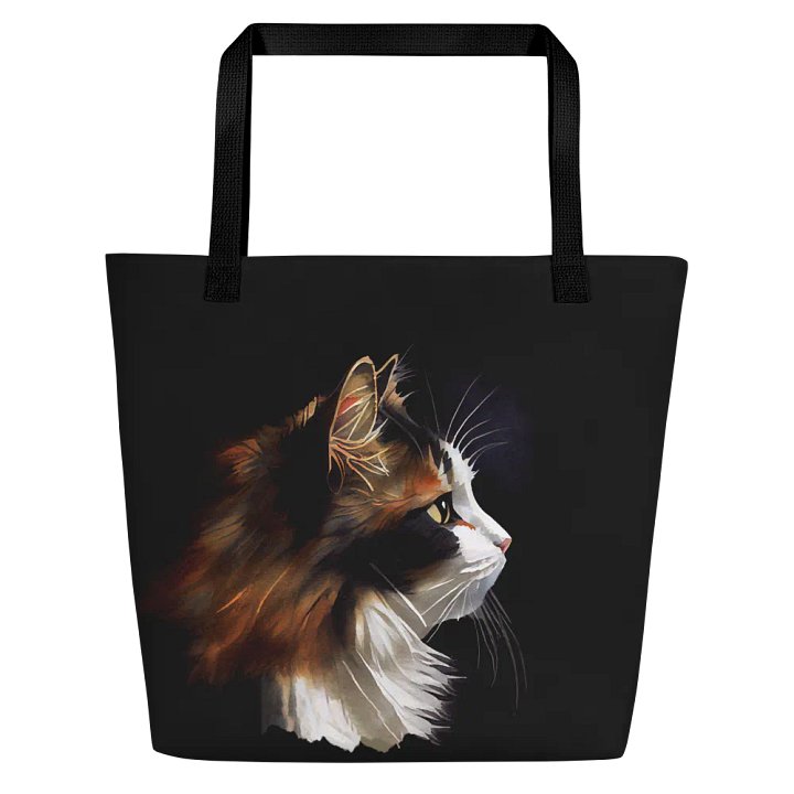 Sweet Kitty Profile - Calico Cat Tote Bag product image (2)