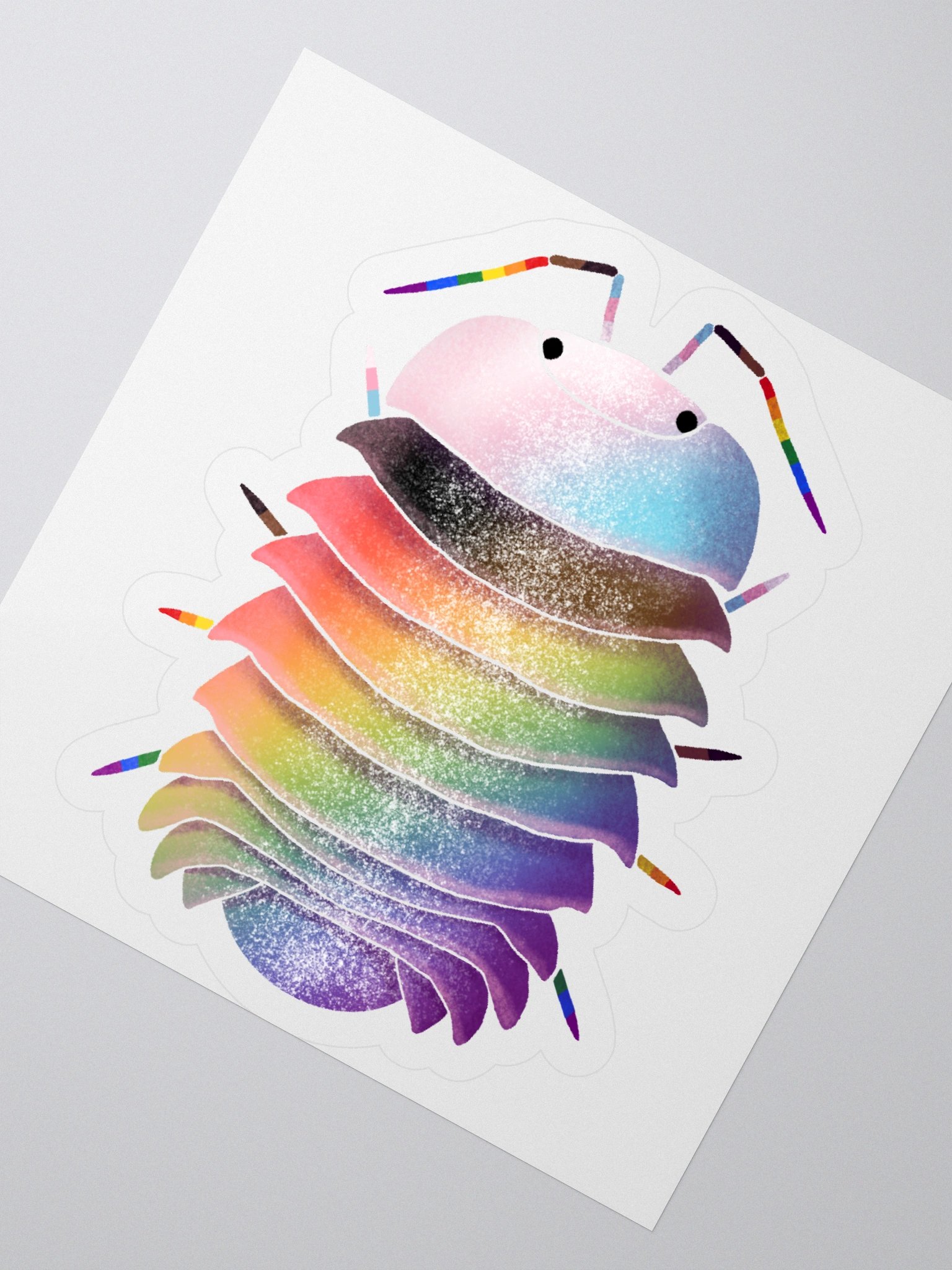 Progress Rainbow Isopod Sticker product image (6)