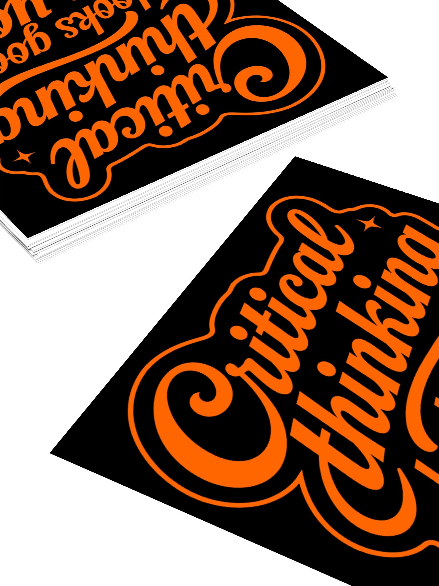 Critical Thinking Looks Good On You - Sticker product image (4)