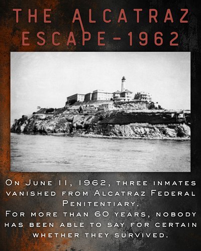 On the night of 11 June 1962, three inmates at Alcatraz Federal Penitentiary attempted one of the most famous prison escapes ...