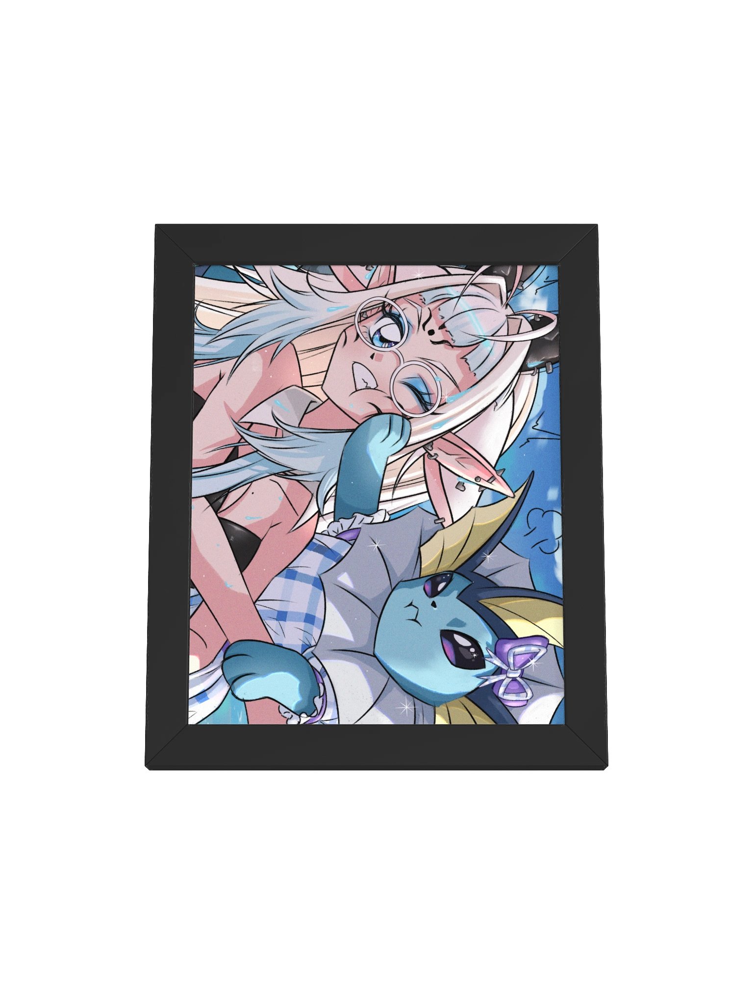 Beach Cosplay Failure Framed Poster product image (1)