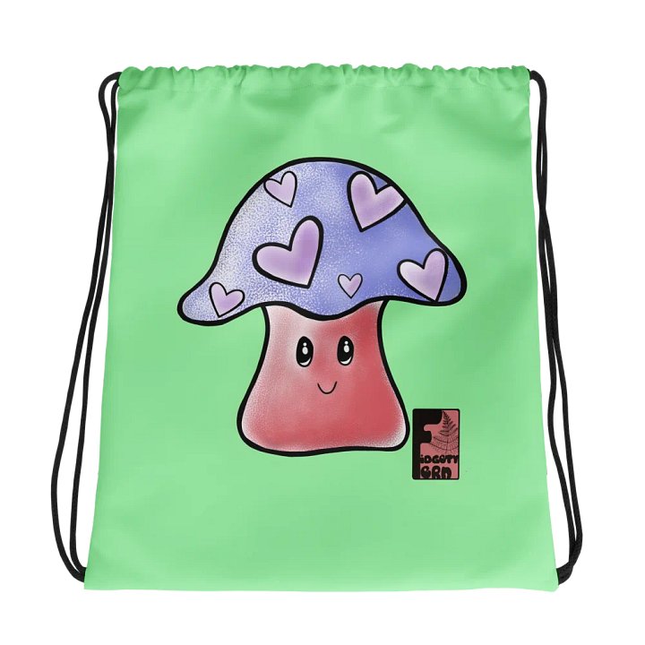 "Mushroom Love" Drawstring Bag product image (1)