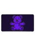 Purple Bear of Sharing Desk Mat