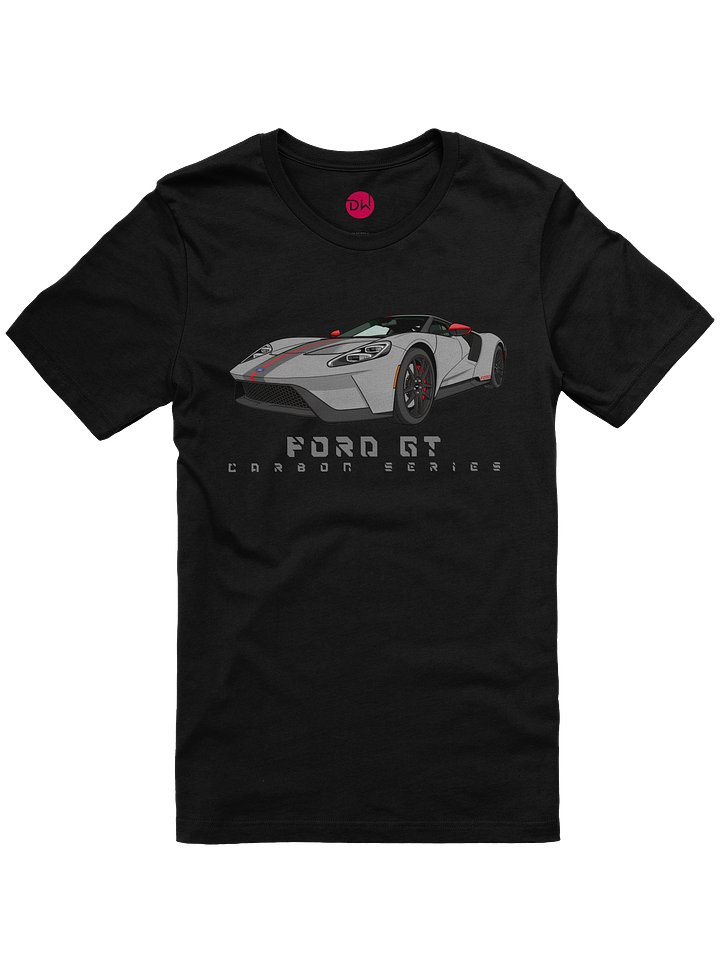 Grey Ford GT Carbon Series Shirt (Retro, Sketch, Silhouette) product image (5)