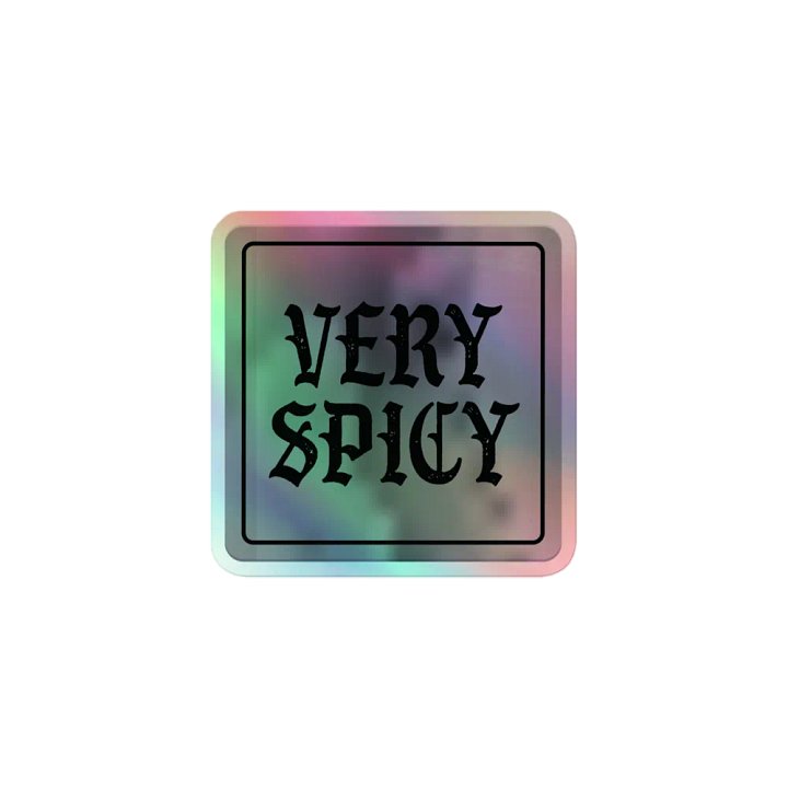 Very Spicy (Holographic Sticker Collection) product image (1)