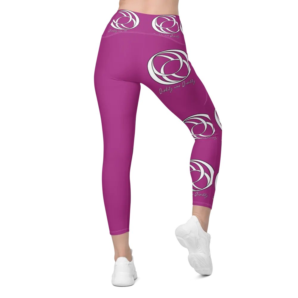 Women's Leggings (Violet) product image (4)