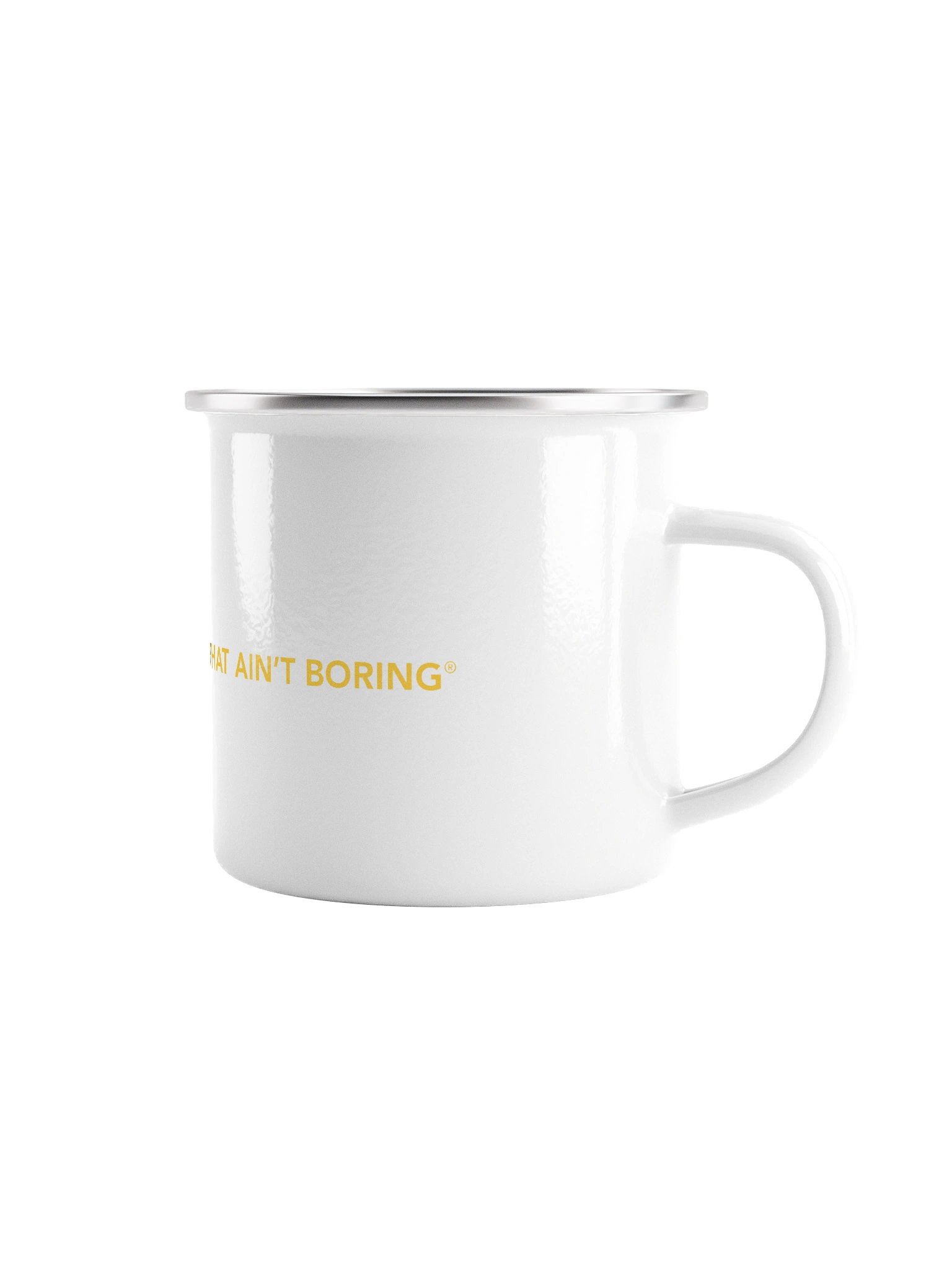 DCTUK White Gold Enamel Mug product image (1)