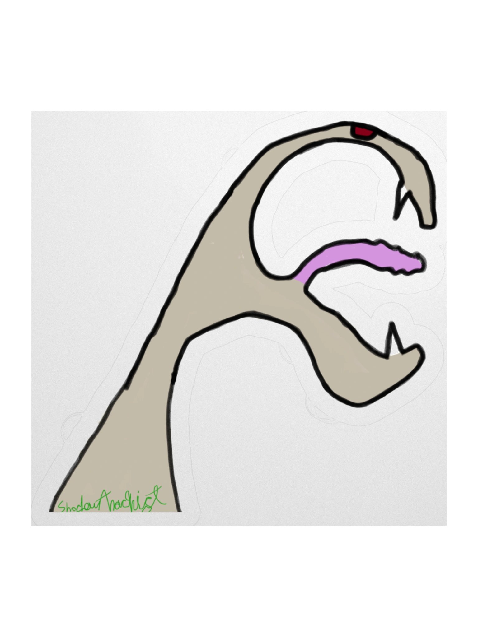 The Derp Snake Sticker product image (1)