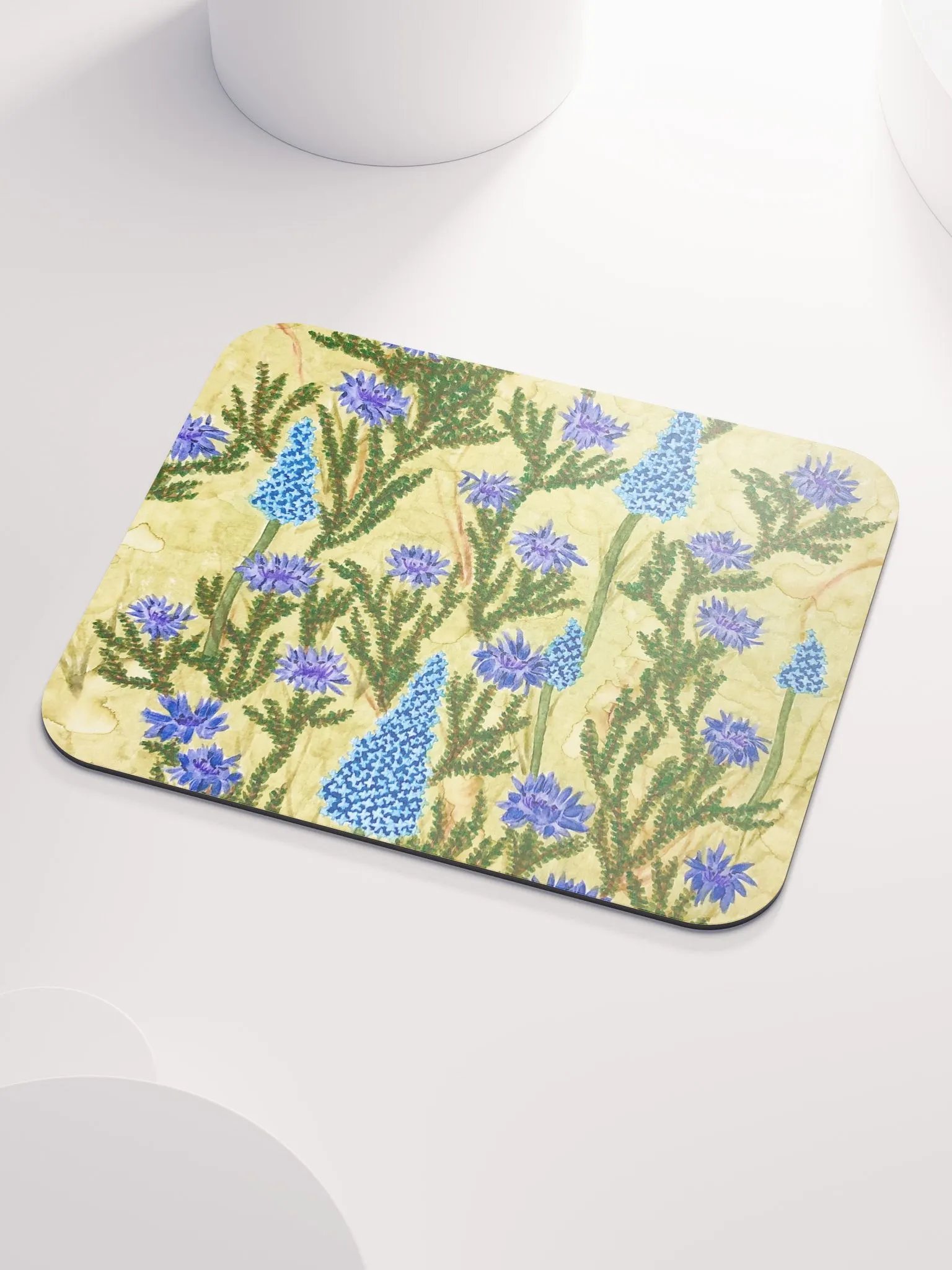 INDIGO FLORA mouse pad product image (3)