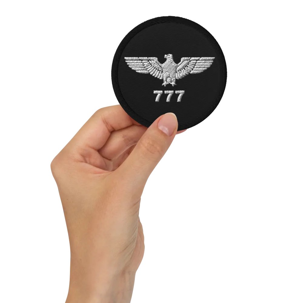 EAGLE 777 SEW ON PATCH product image (2)