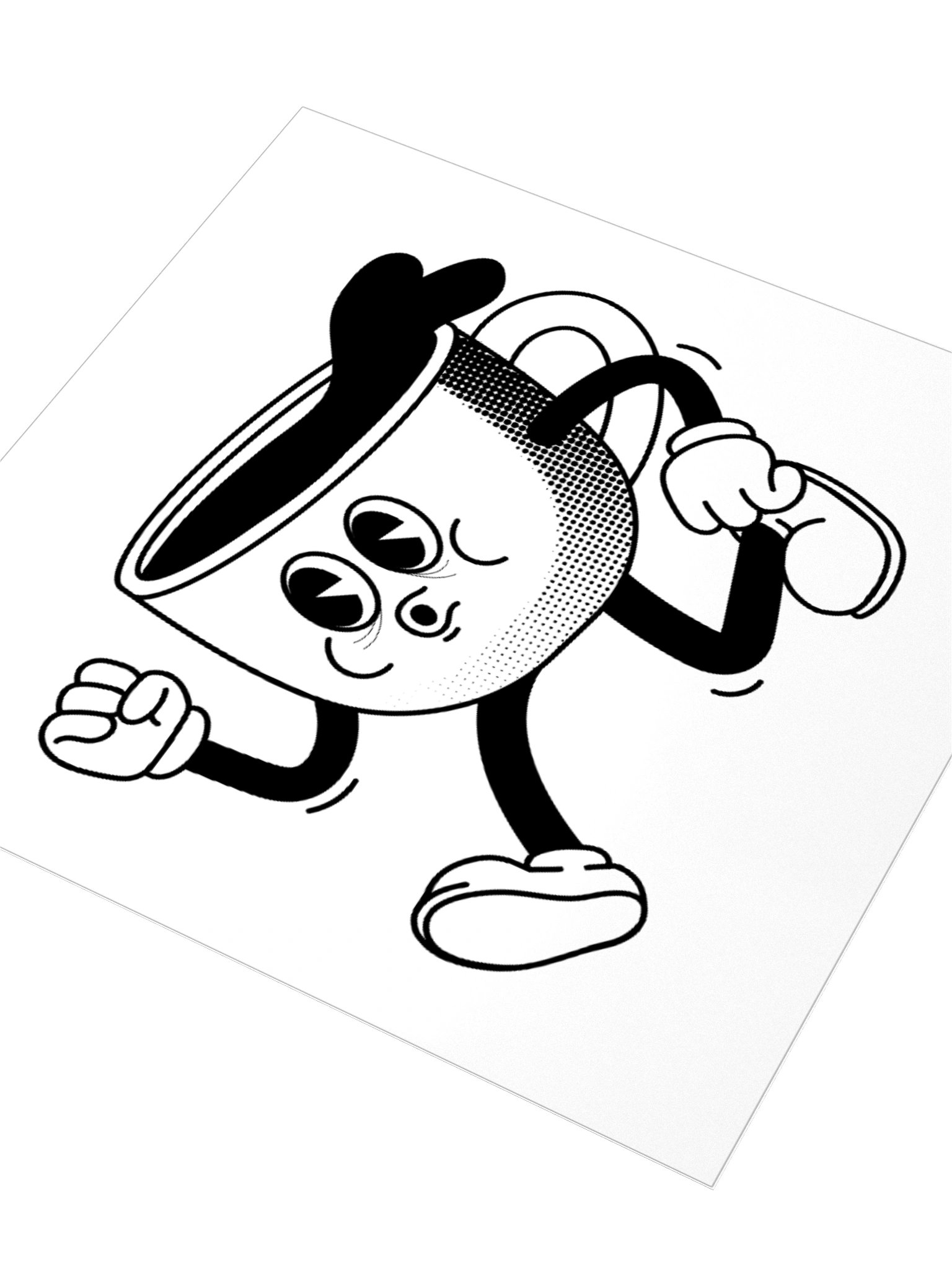 Sleepy Dad Club | Tired Espresso Sticker product image (3)