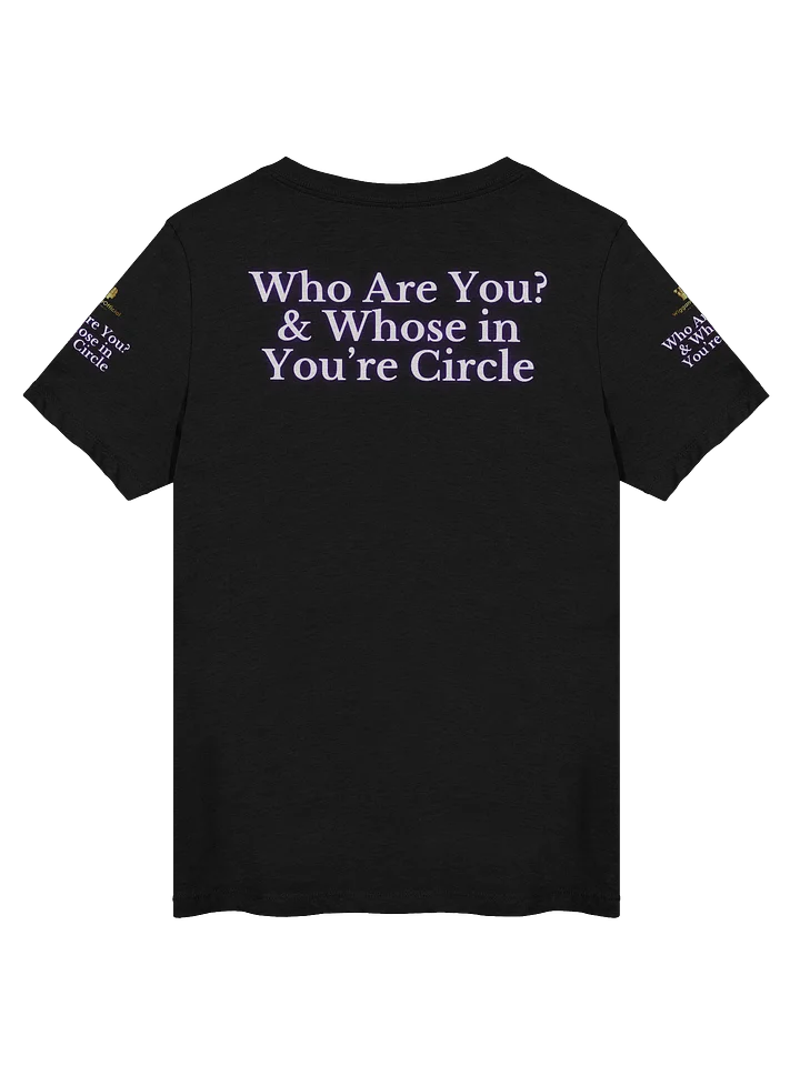 The WigganOfficial “Who Are You? & Who’s In You're Circle?” Women's Relaxed V-Neck T-Shirt product image (2)