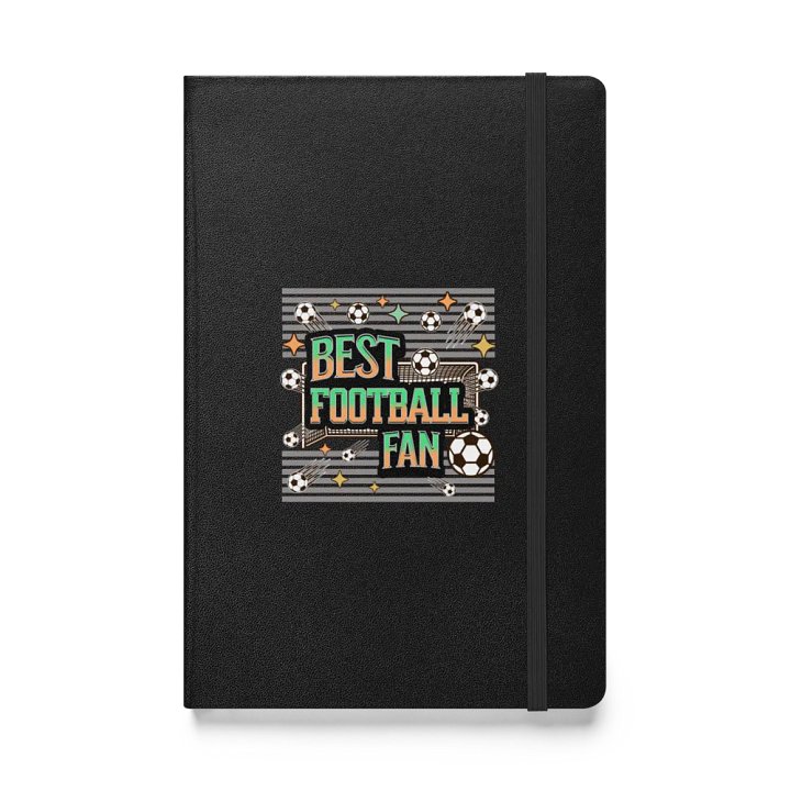 Best Football Fan Celebration Hardcover Notebook product image (1)