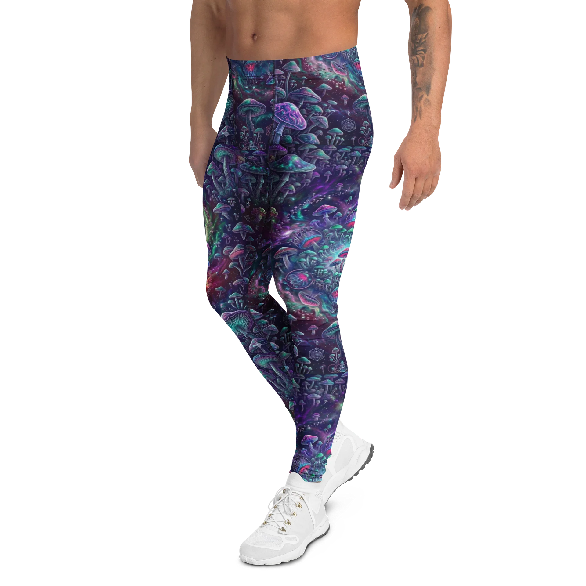 Neon Fungi Flux Tights Mens product image (5)