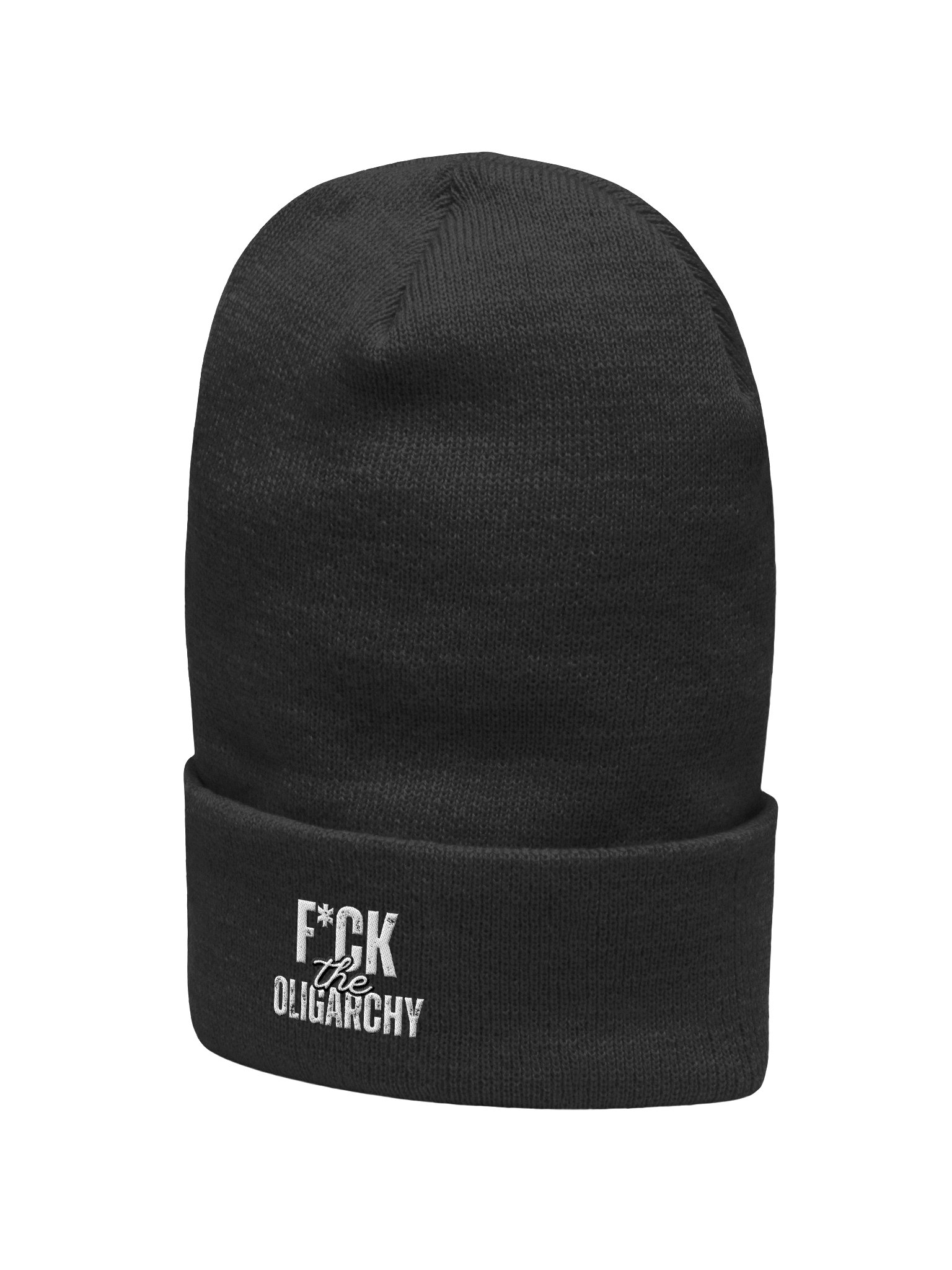 F*ck The Oligarchy Cuffed Beanie product image (2)
