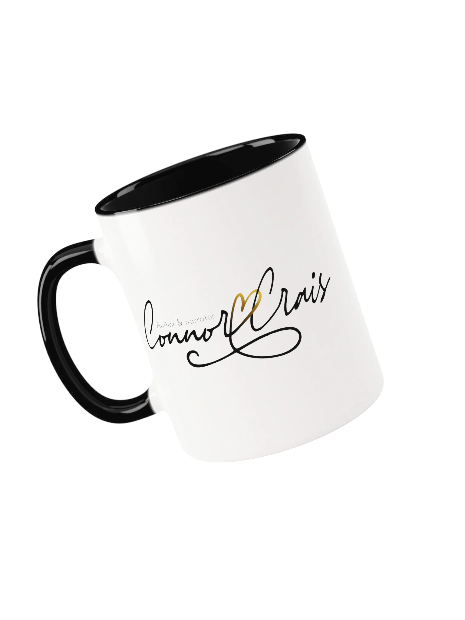 Connor Crais Branded Mug (White/Black) product image (1)