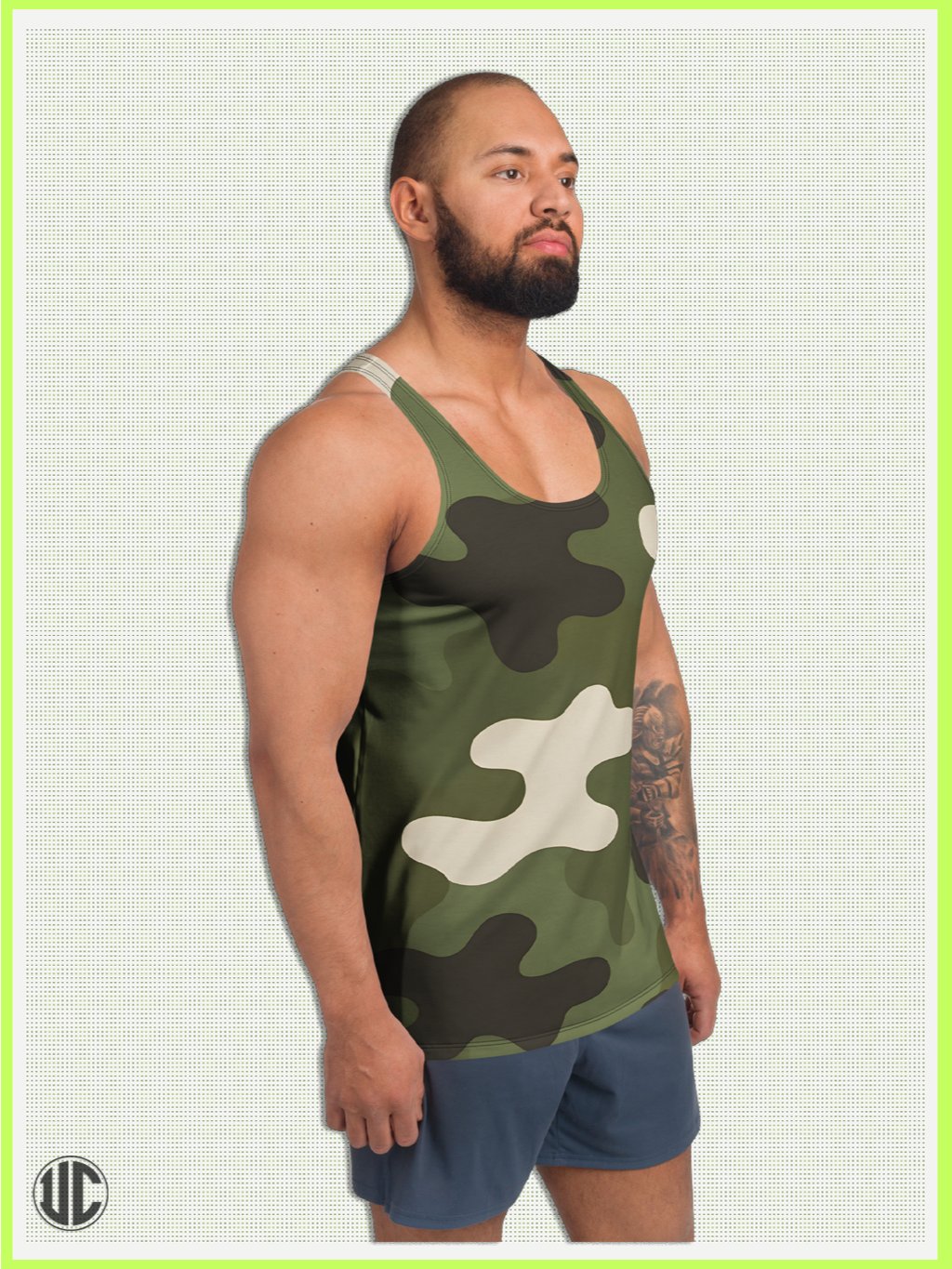 Becker’s Modern Camo – Men’s Tank Top product image (3)