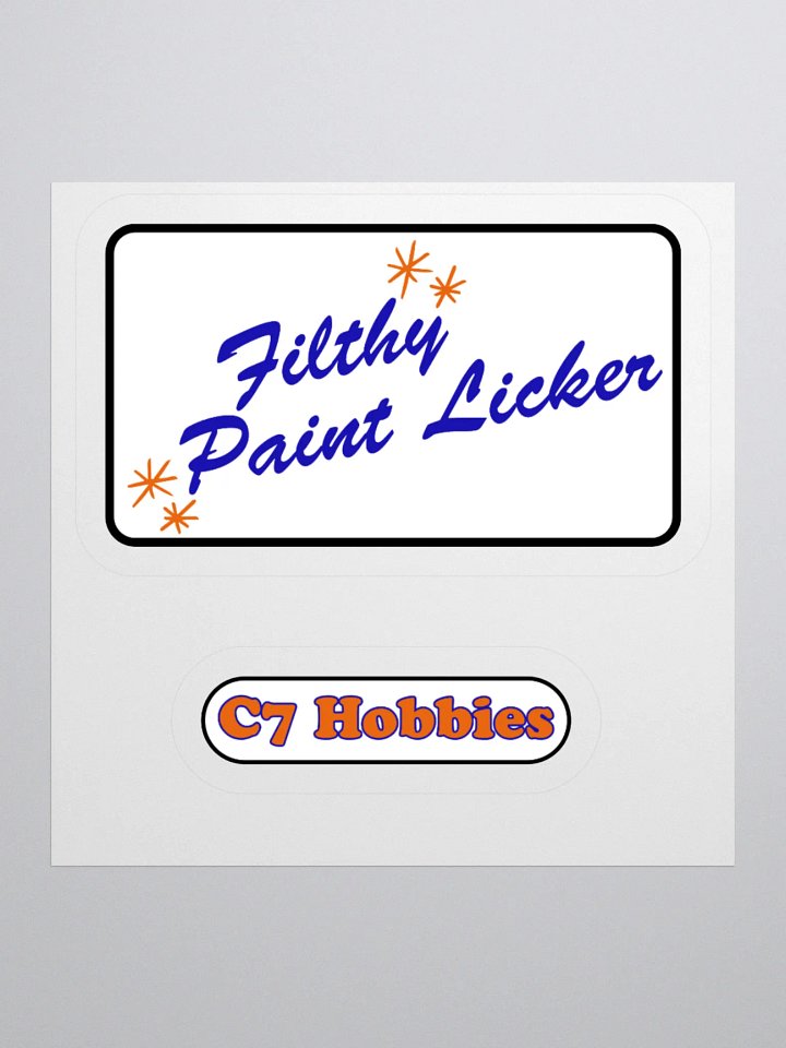 Filthy paint licker sticker product image (1)