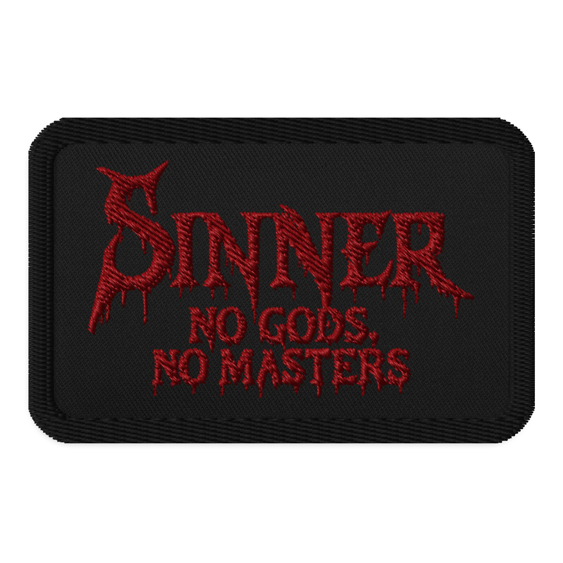 SINNER Embroidered Patches product image (1)