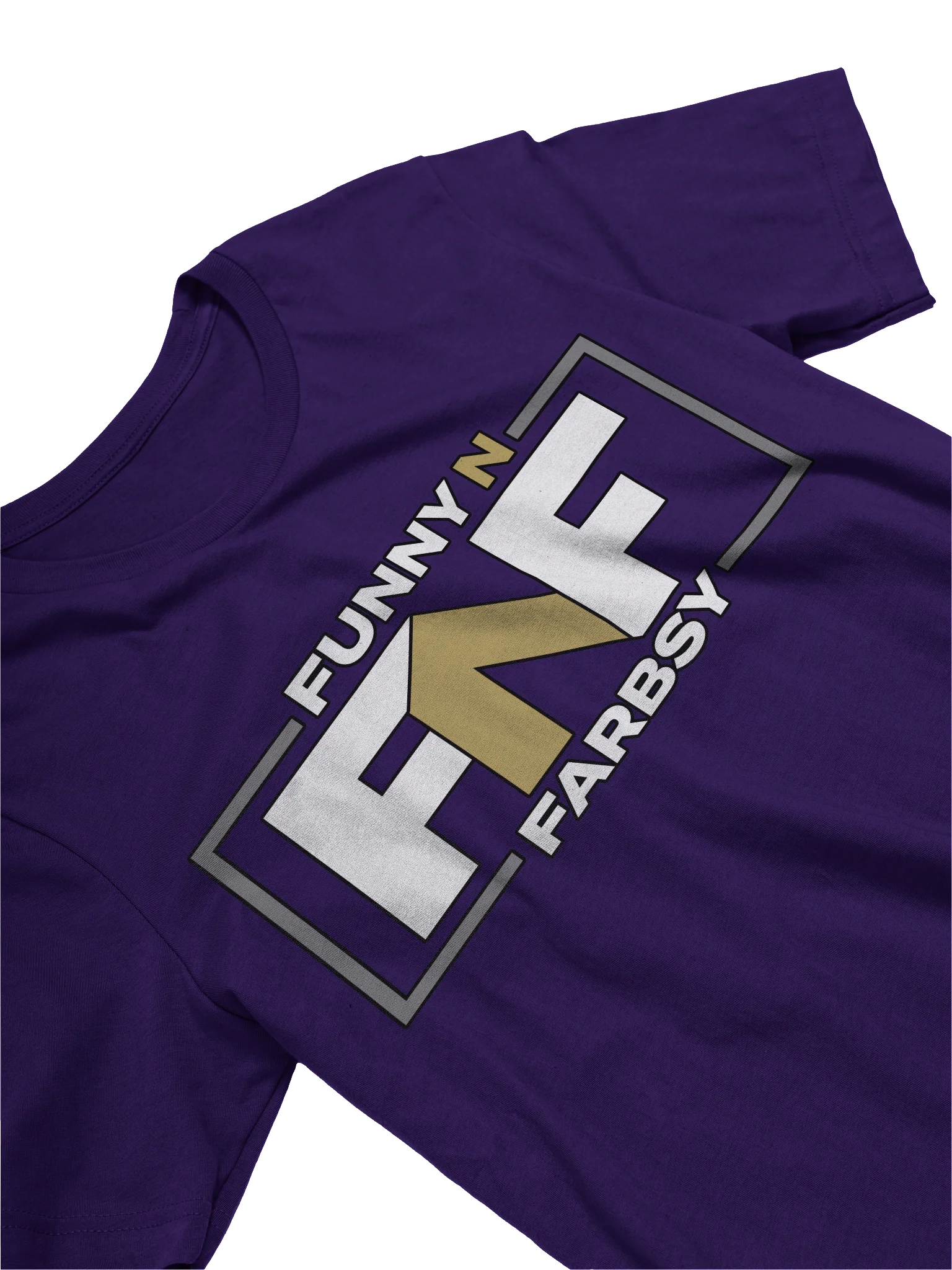FunnyNFarbsy Black & Gold Wrestling Shirt (Colors) product image (23)