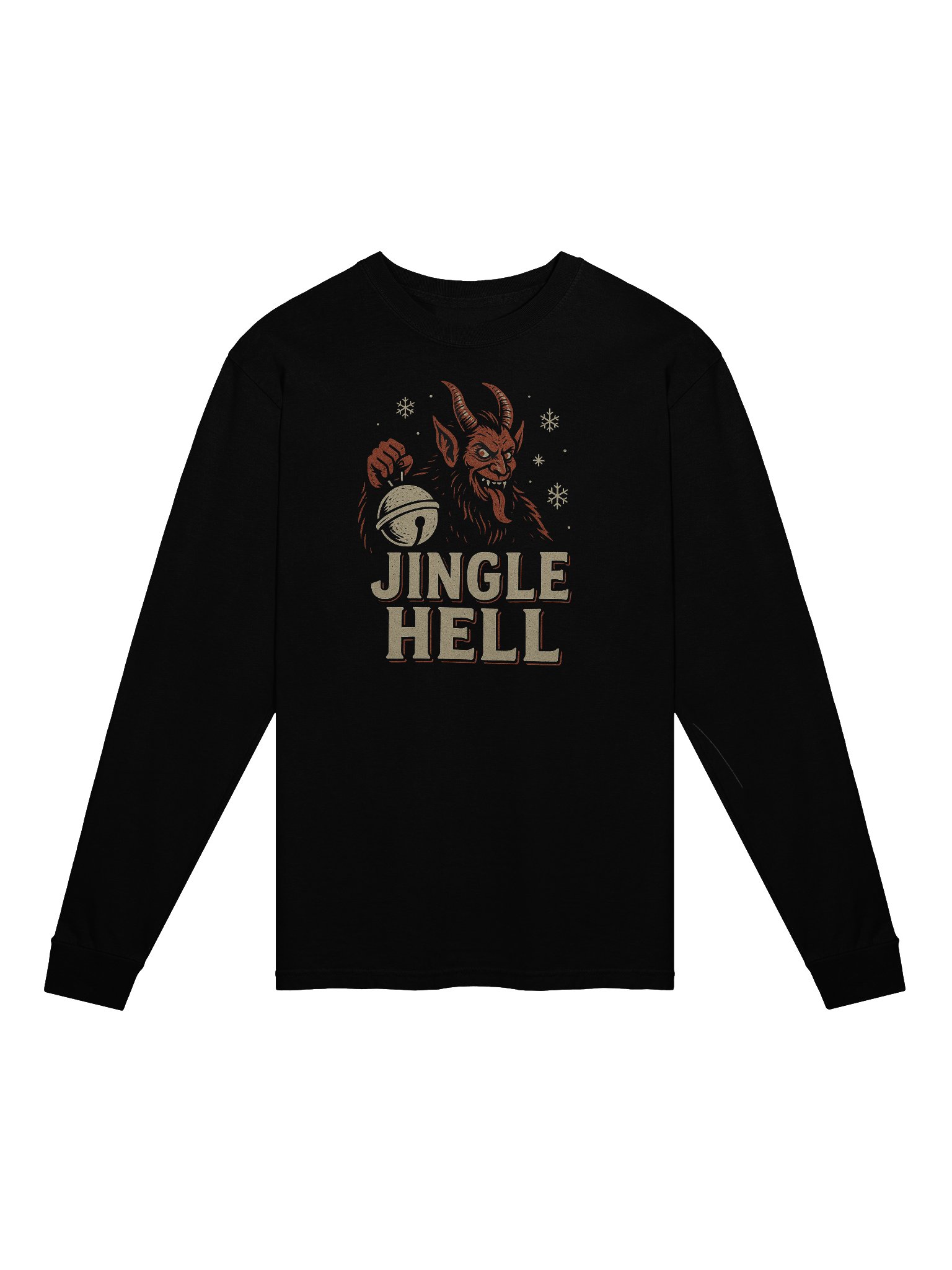 KRAMPUS Jingle Hell Long Sleeve Shirt product image (1)