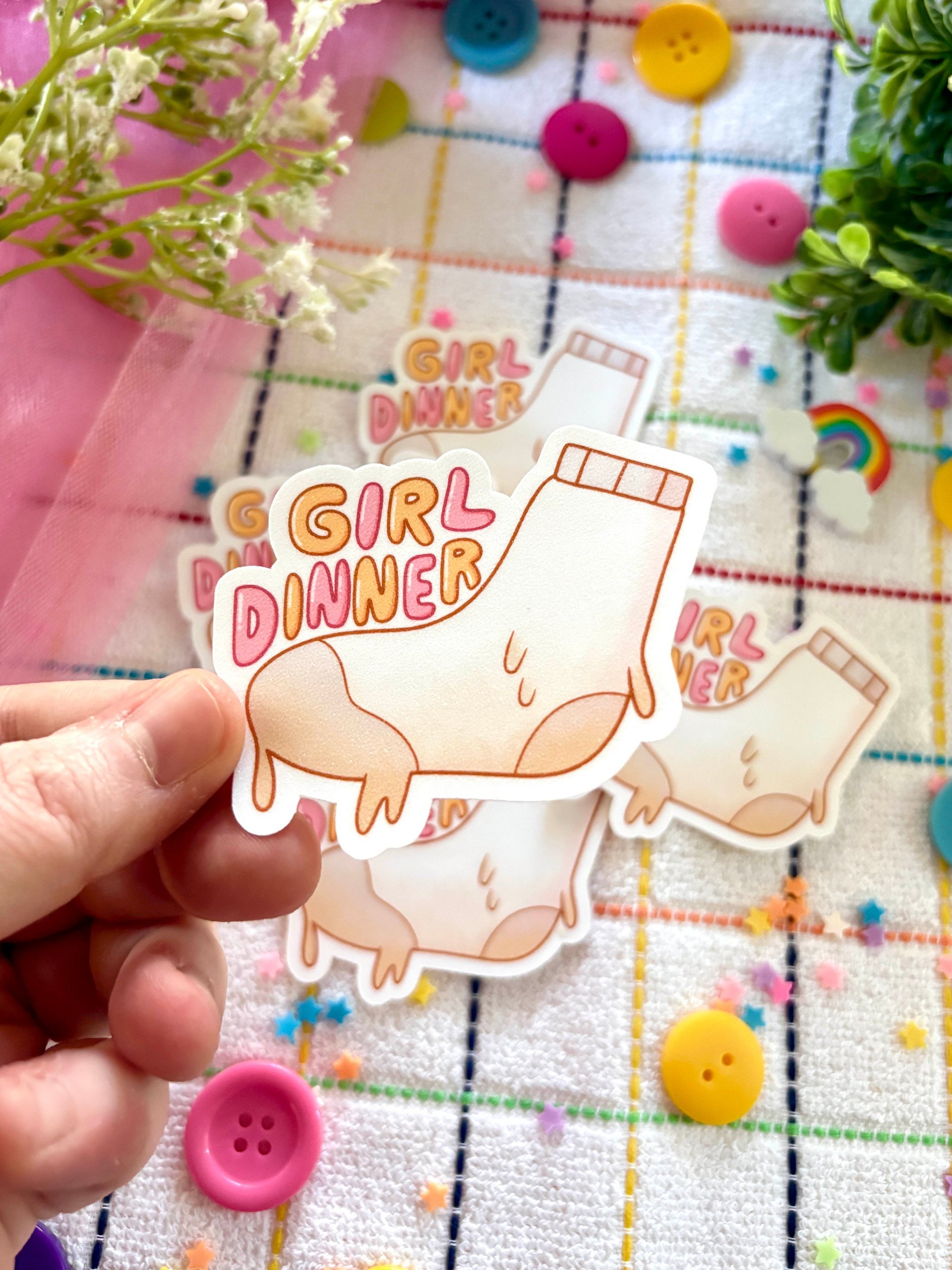 Girl Dinner Sticker product image (3)