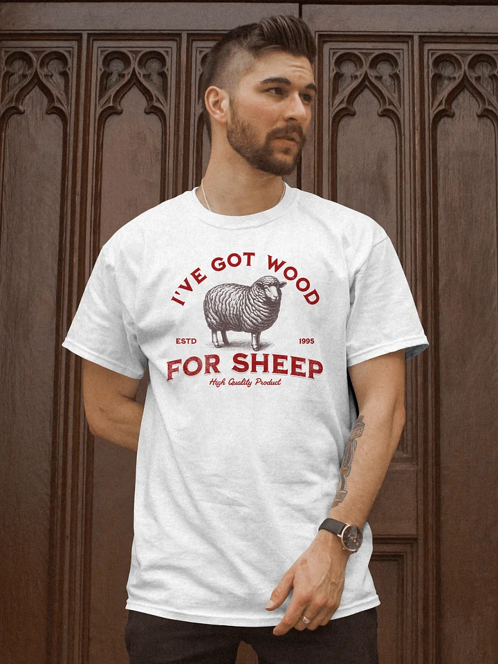 Wood For Sheep - Catan Meme Shirt product image (2)