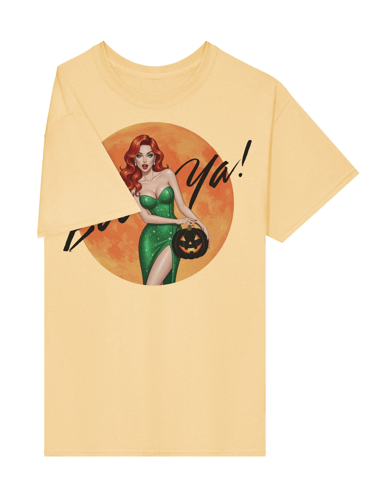 Boo Ya! Halloween Pin-Up T-Shirt product image (3)